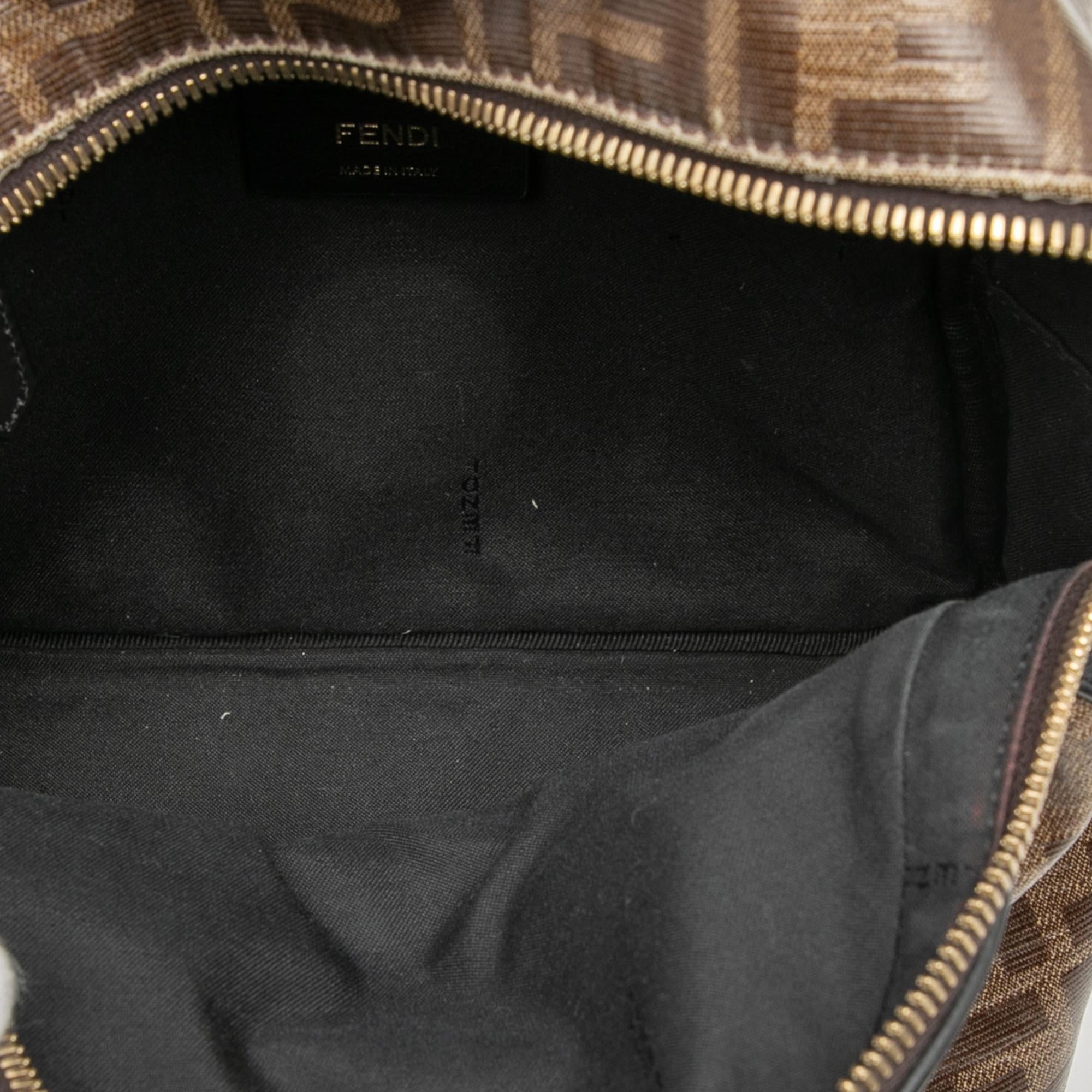 Fendi Zucca Coated Canvas FF 1974 Backpack