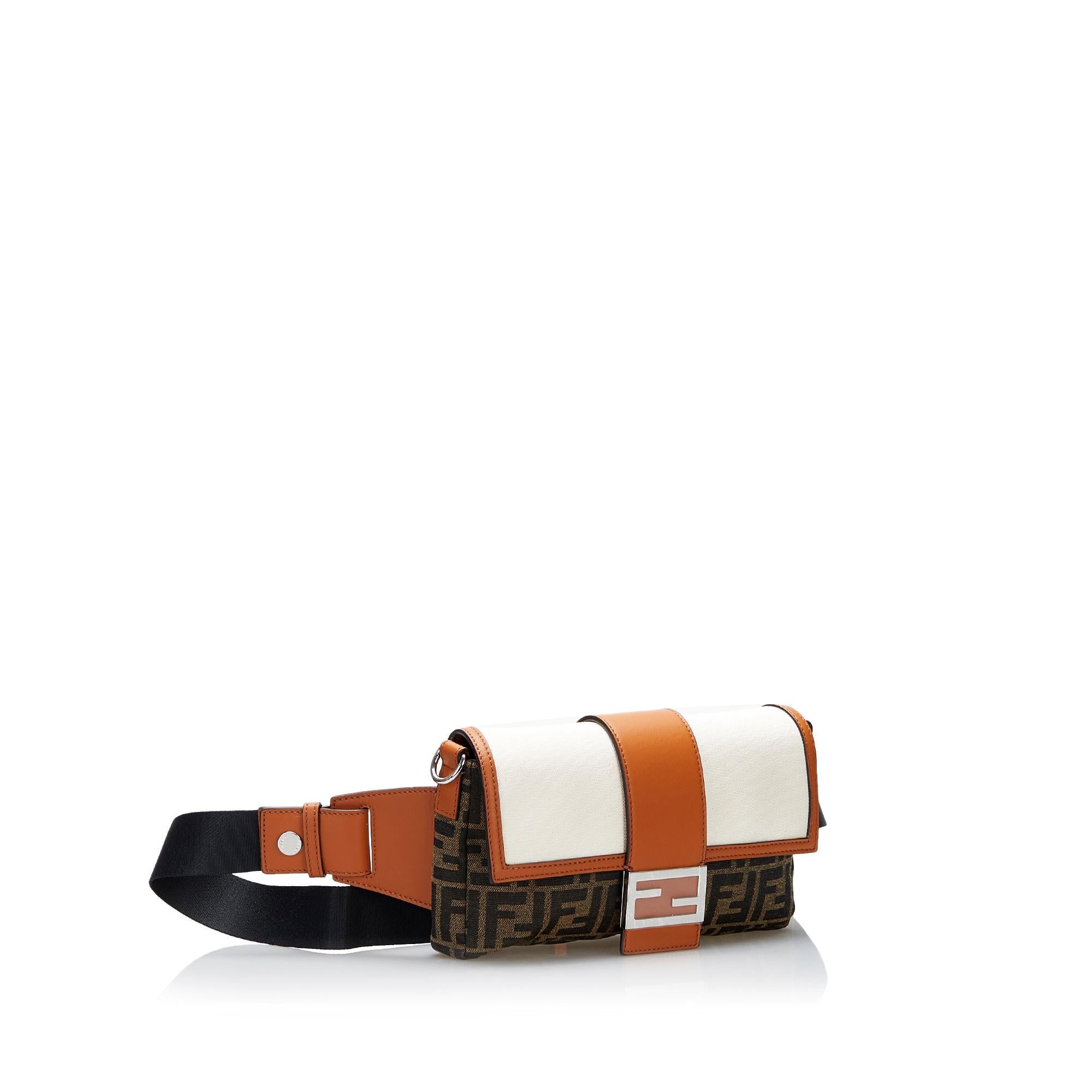 Fendi Zucca Convertible Belt Bag (SHG-AlCFzj)