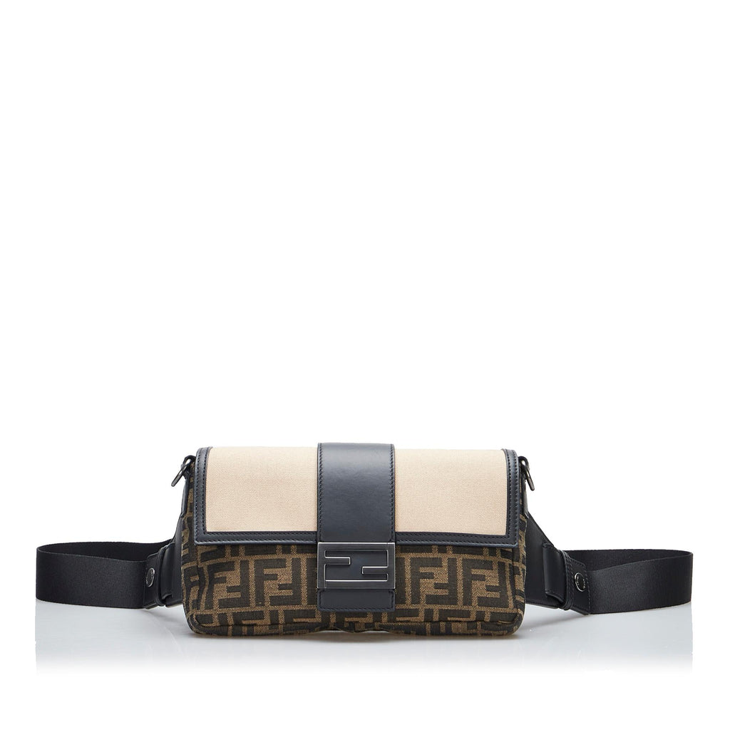 Fendi Zucca Convertible Belt Bag (SHG-PqiwqL)