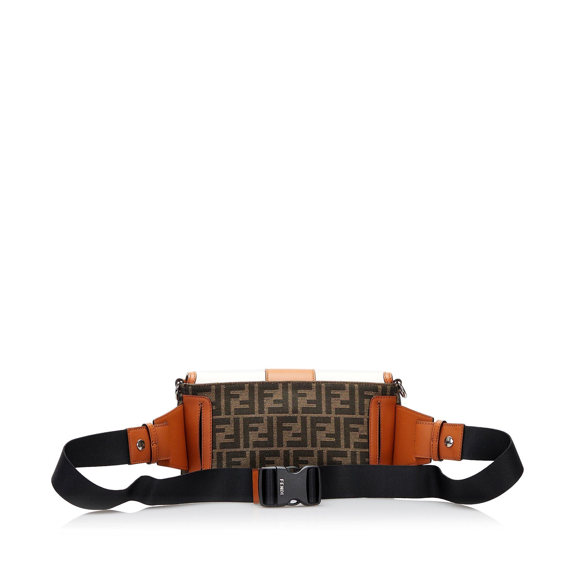 Fendi Zucca Convertible Belt Bag