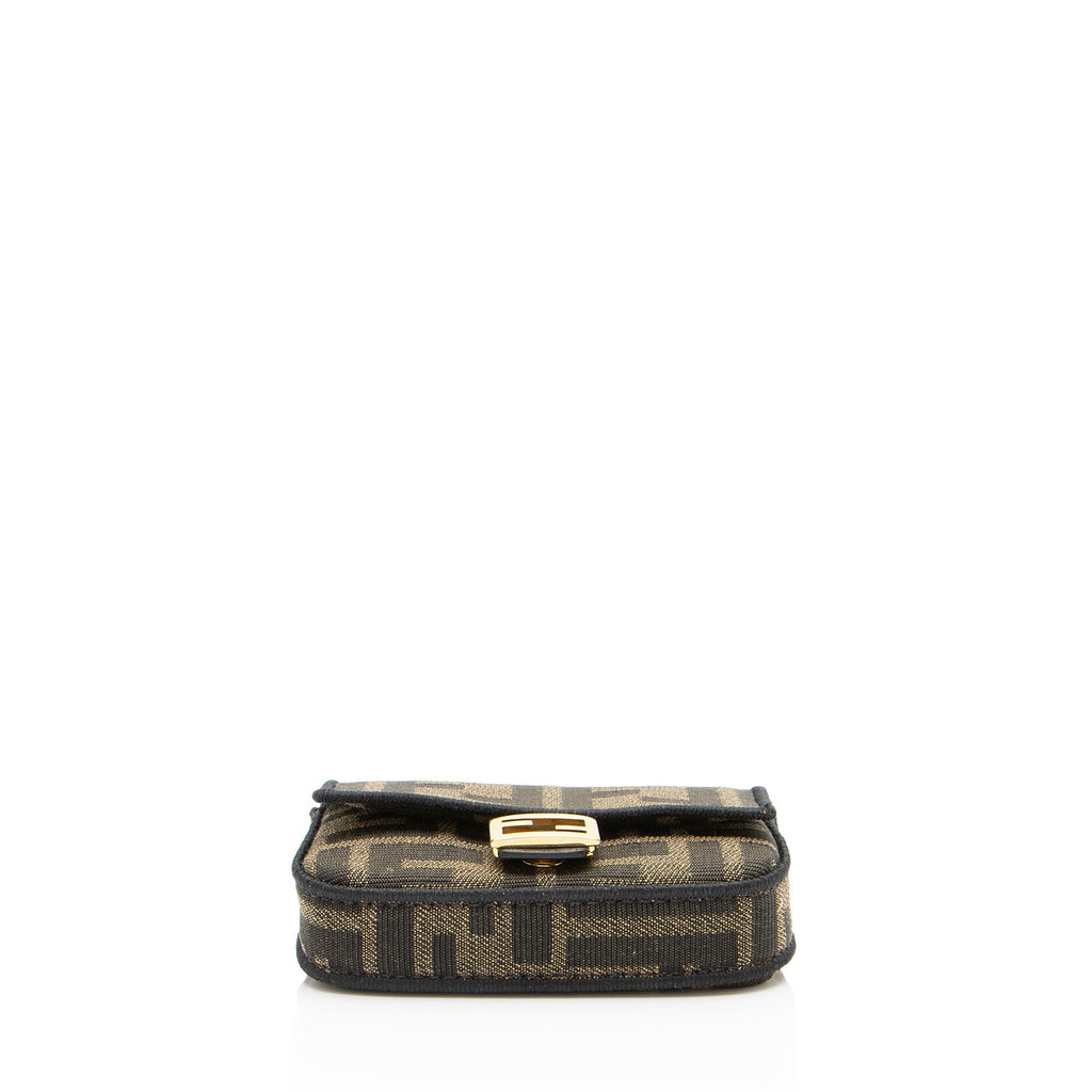Fendi Zucca Nano Baguette Charm Crossbody