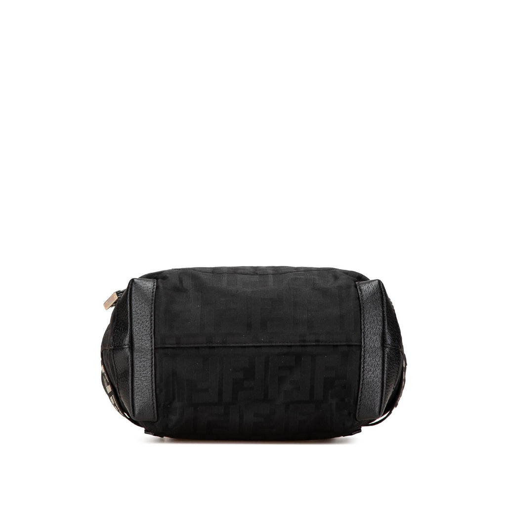 Fendi Zucca Nylon Zip Code Handbag