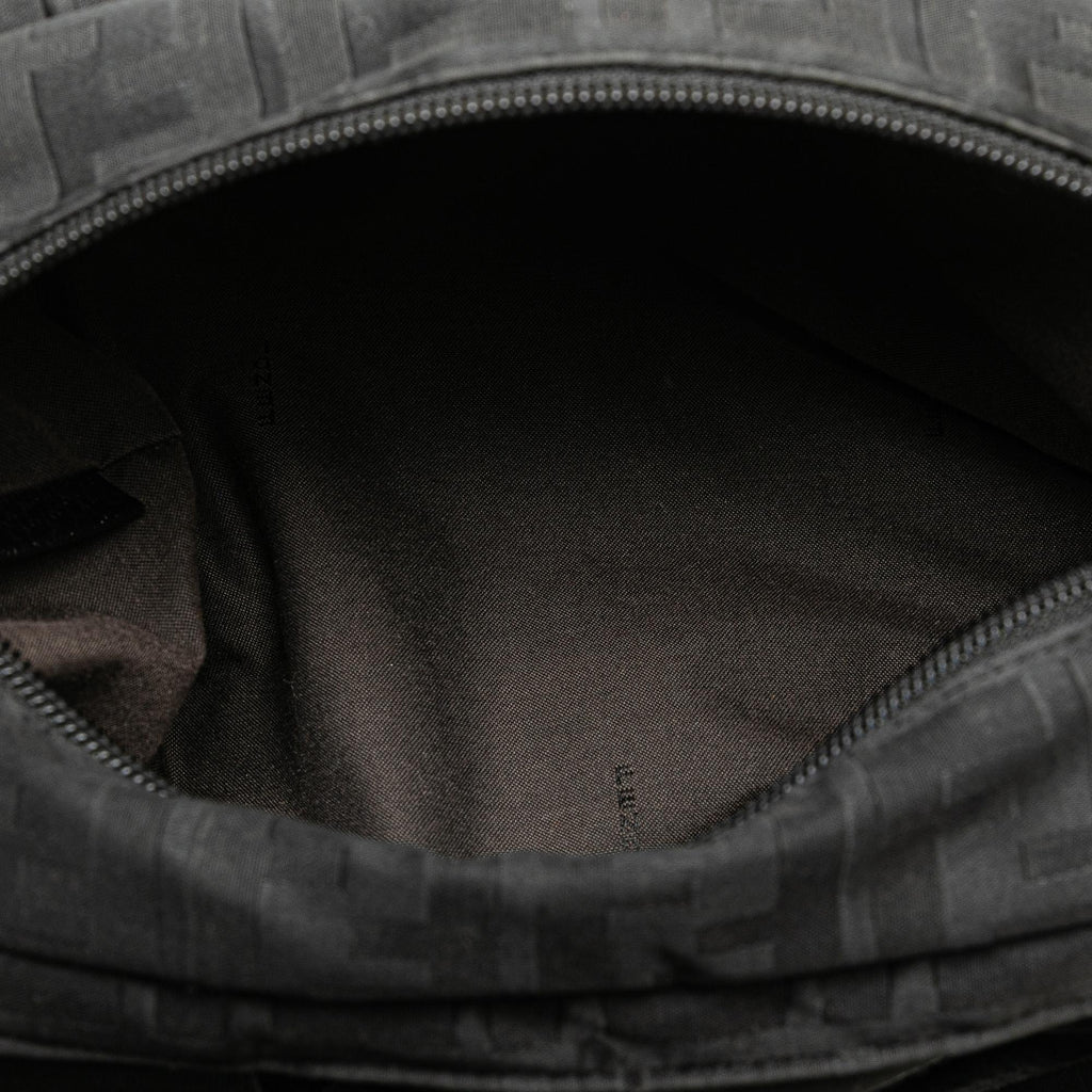 Fendi Zucca Nylon Zip Code Handbag