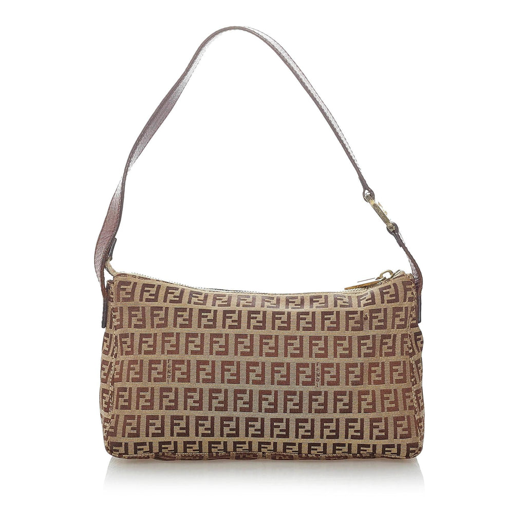 Fendi Zucchino Canvas Baguette (SHG-32056)