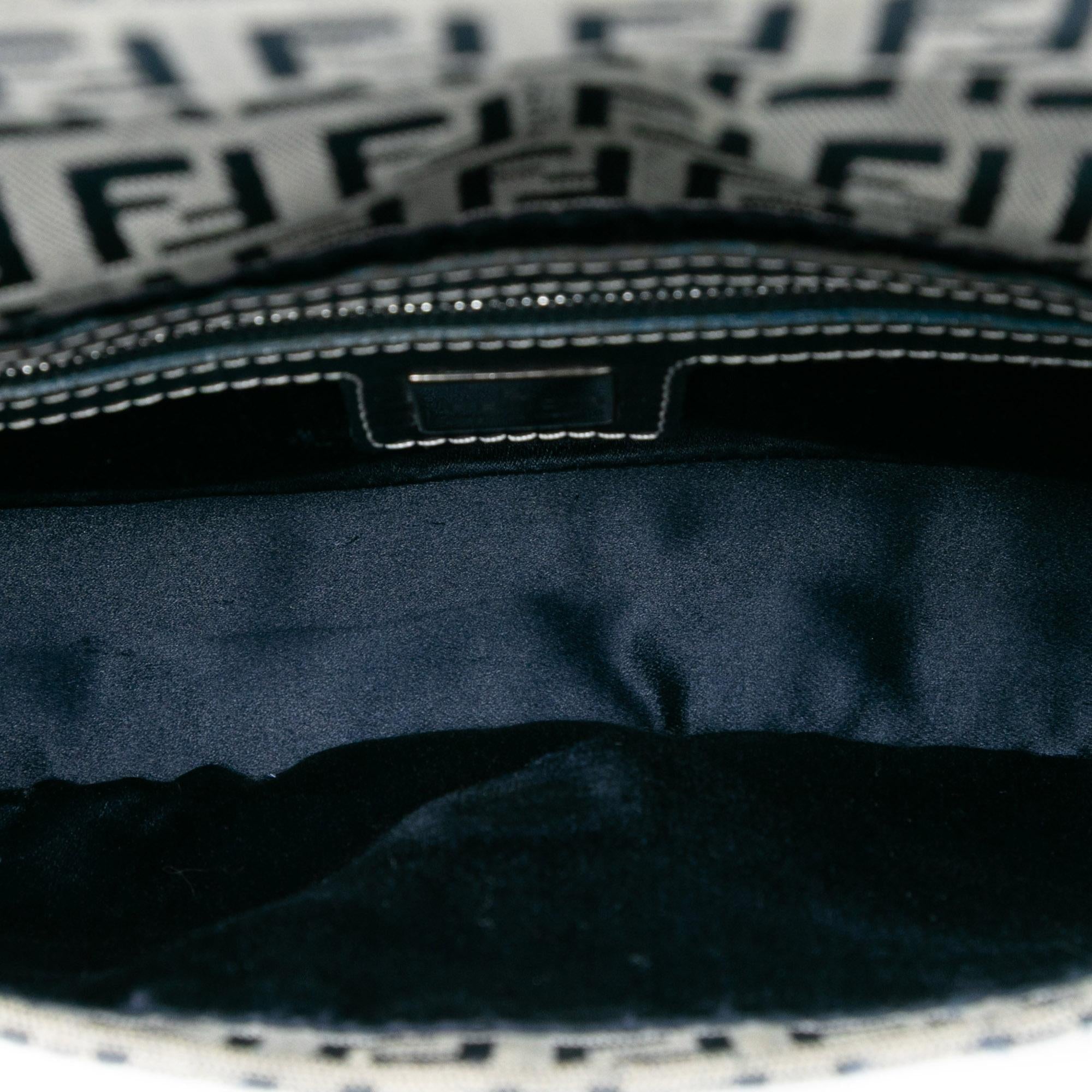 Fendi Zucchino Canvas Baguette
