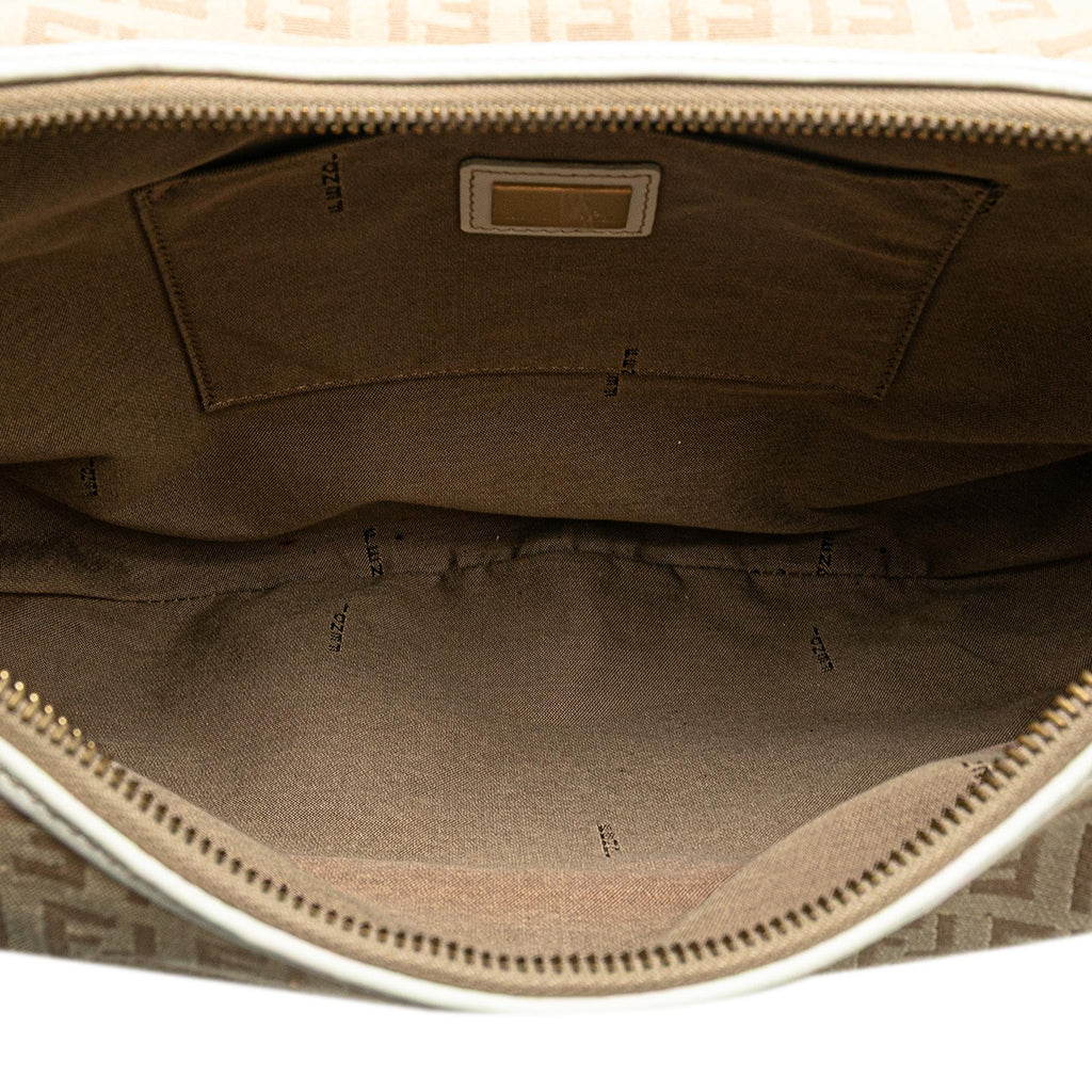 Fendi Zucchino Canvas Chef Pocket Hobo
