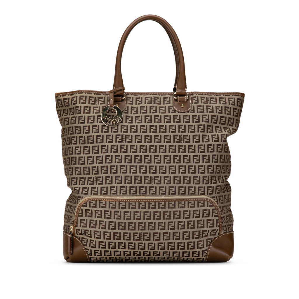 Fendi Zucchino Canvas Chef Shopping Tote