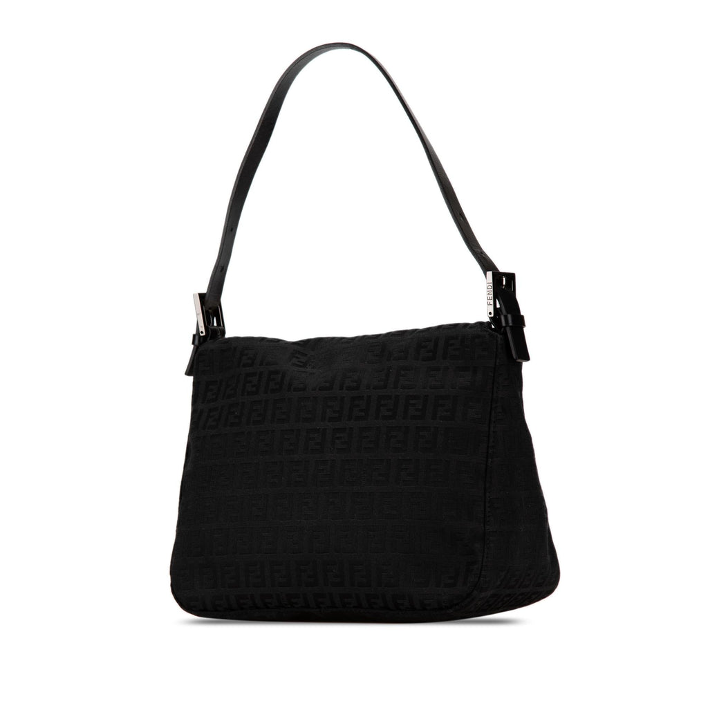 Fendi Zucchino Canvas Double Flap Mamma (SHG-gMXeou)