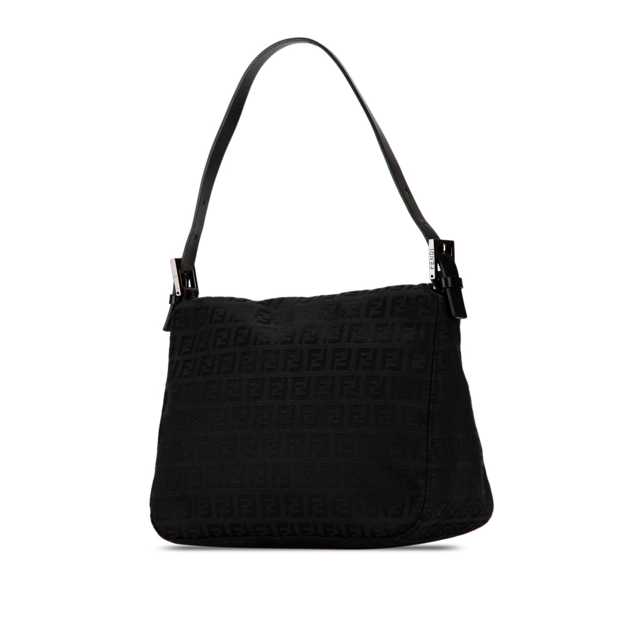 Fendi Zucchino Canvas Double Flap Mamma (SHG-gMXeou)