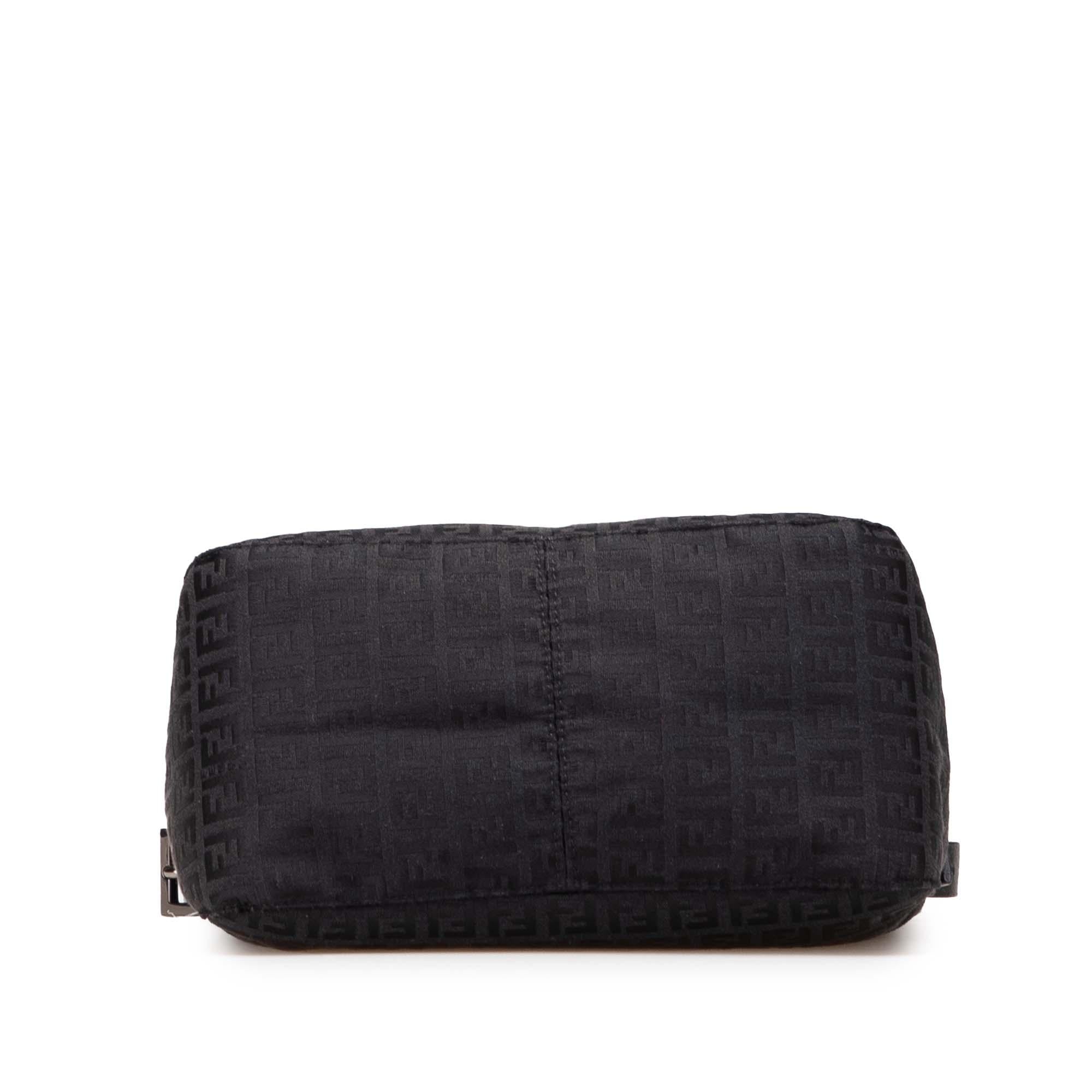 Fendi Zucchino Canvas Double Flap Mamma