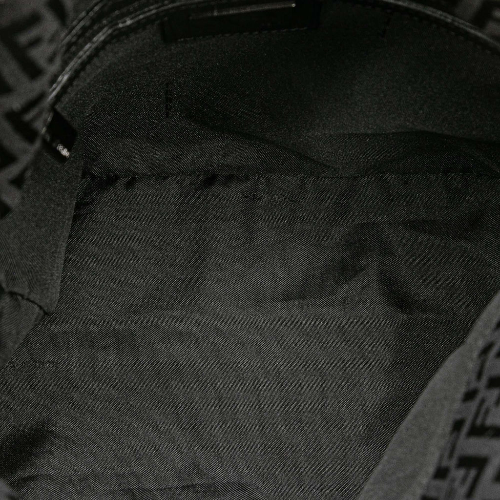 Fendi Zucchino Canvas Double Flap Mamma