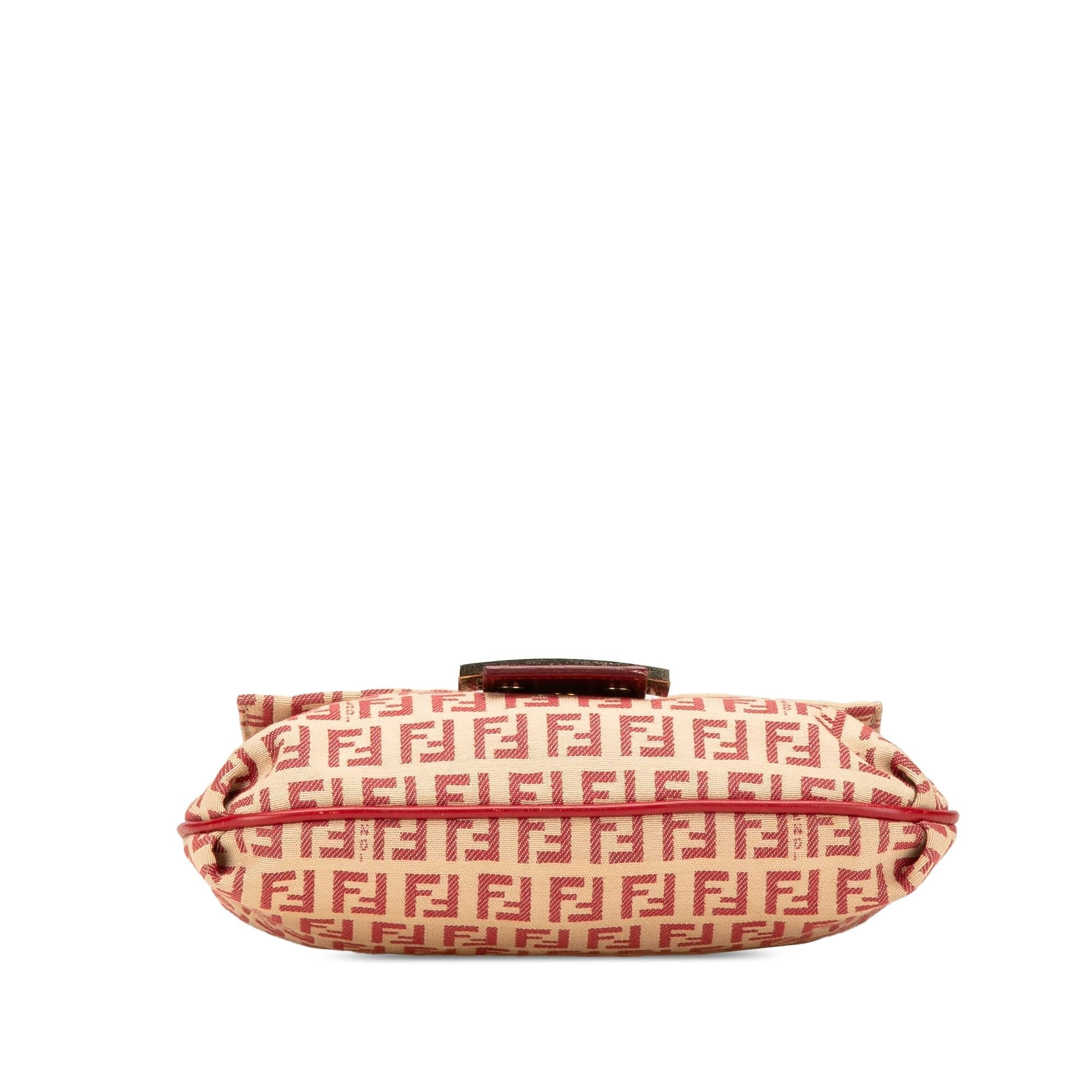 Fendi Zucchino Canvas Flap Crossbody