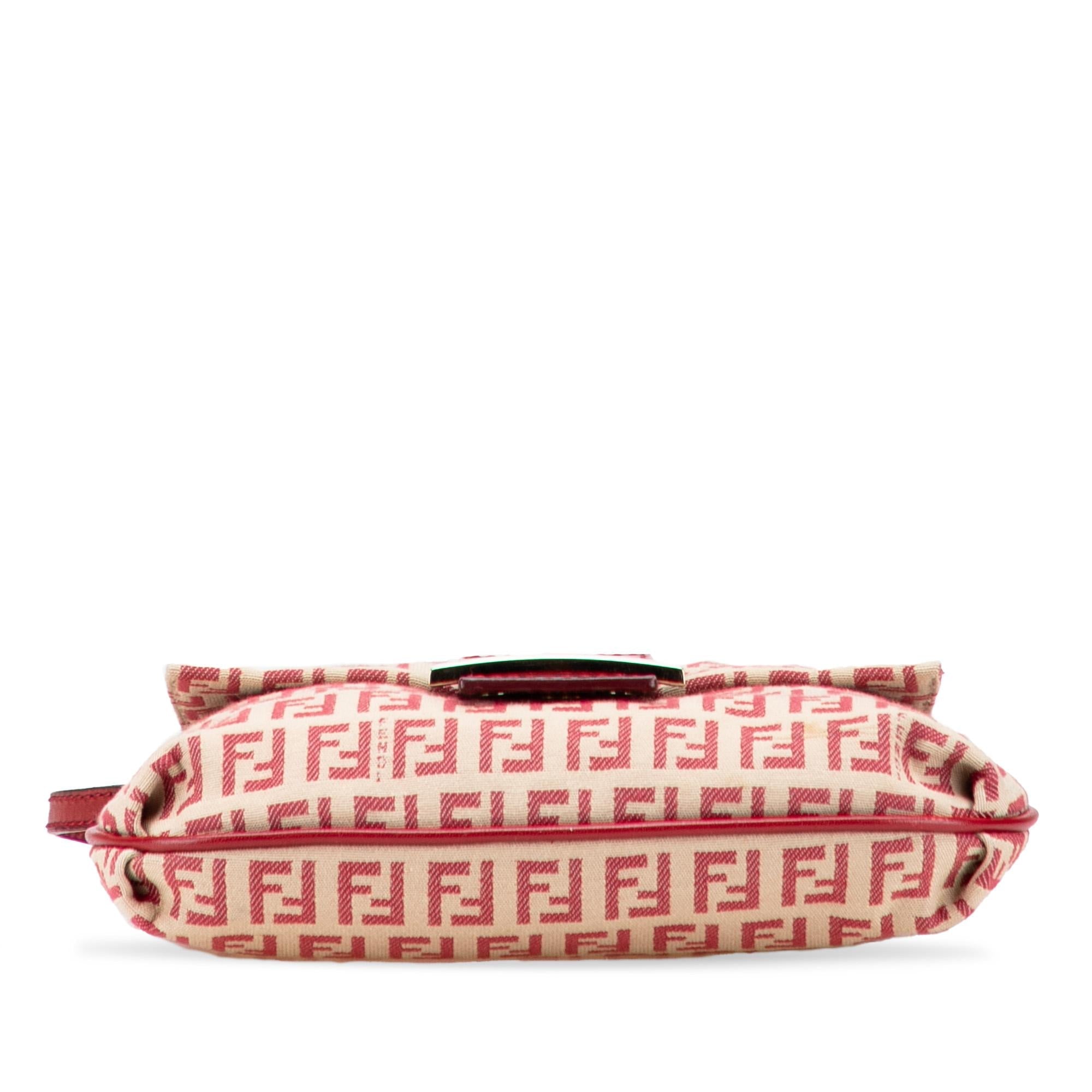 Fendi Zucchino Canvas Flap Crossbody