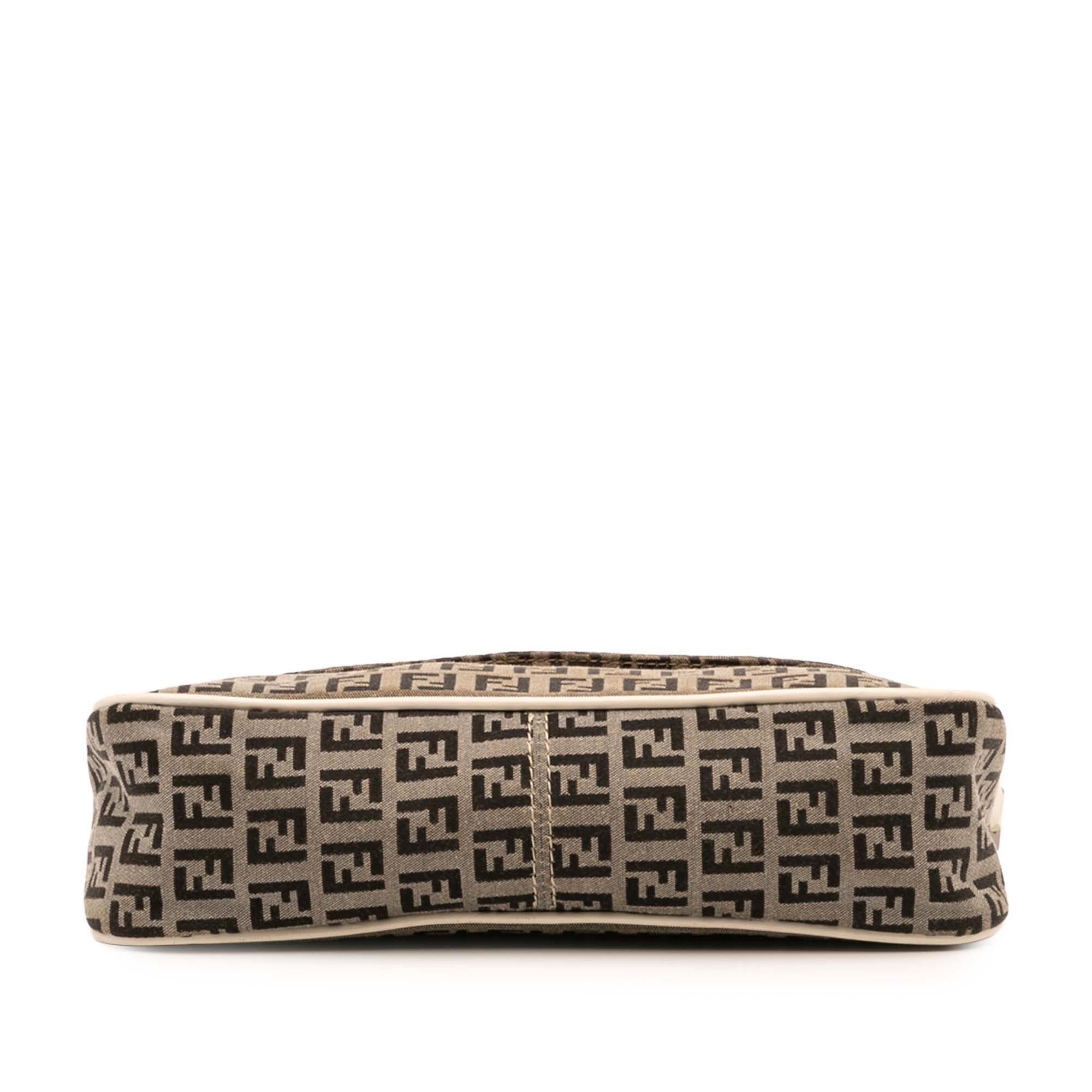 Fendi Zucchino Canvas Flap Pochette