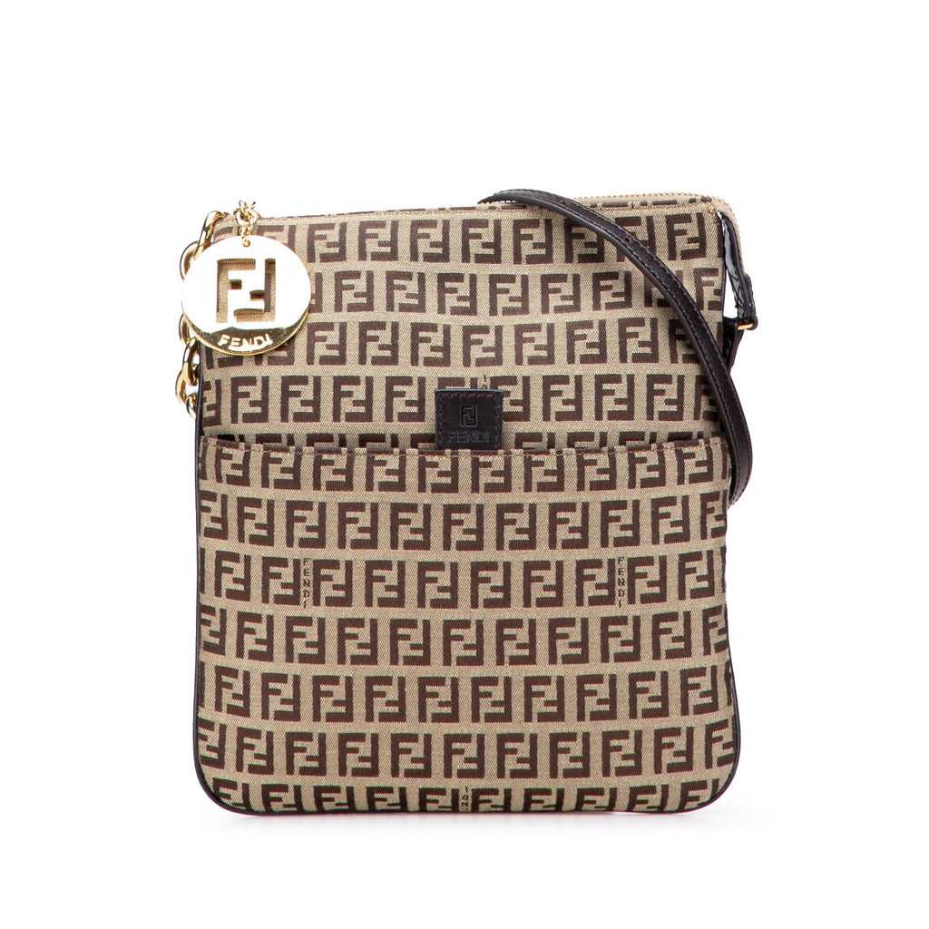 Fendi Zucchino Canvas Forever Crossbody
