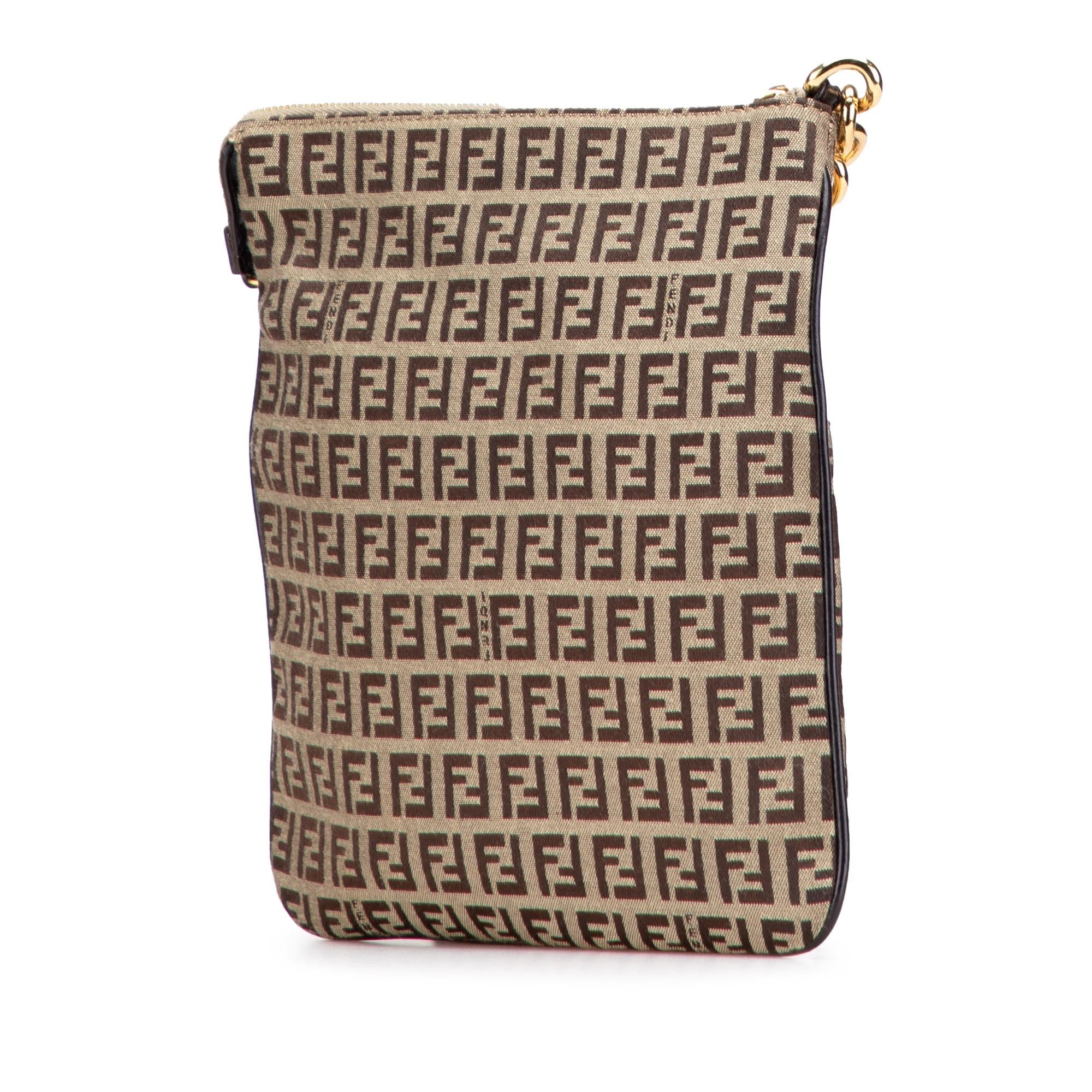 Fendi Zucchino Canvas Forever Crossbody
