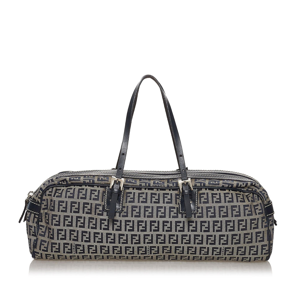 Fendi Zucchino Canvas Handbag (SHG-33440)