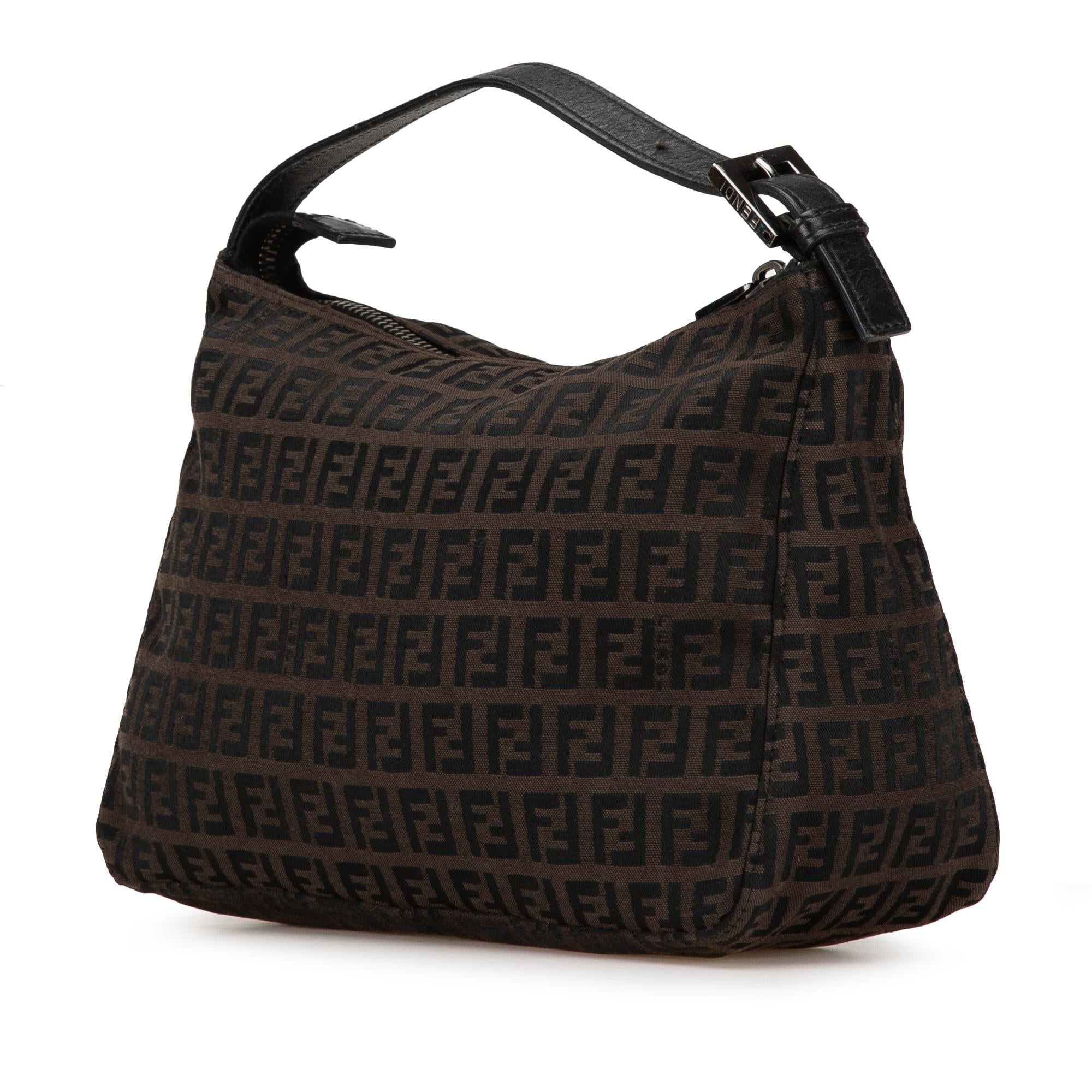 Fendi Zucchino Canvas Handbag