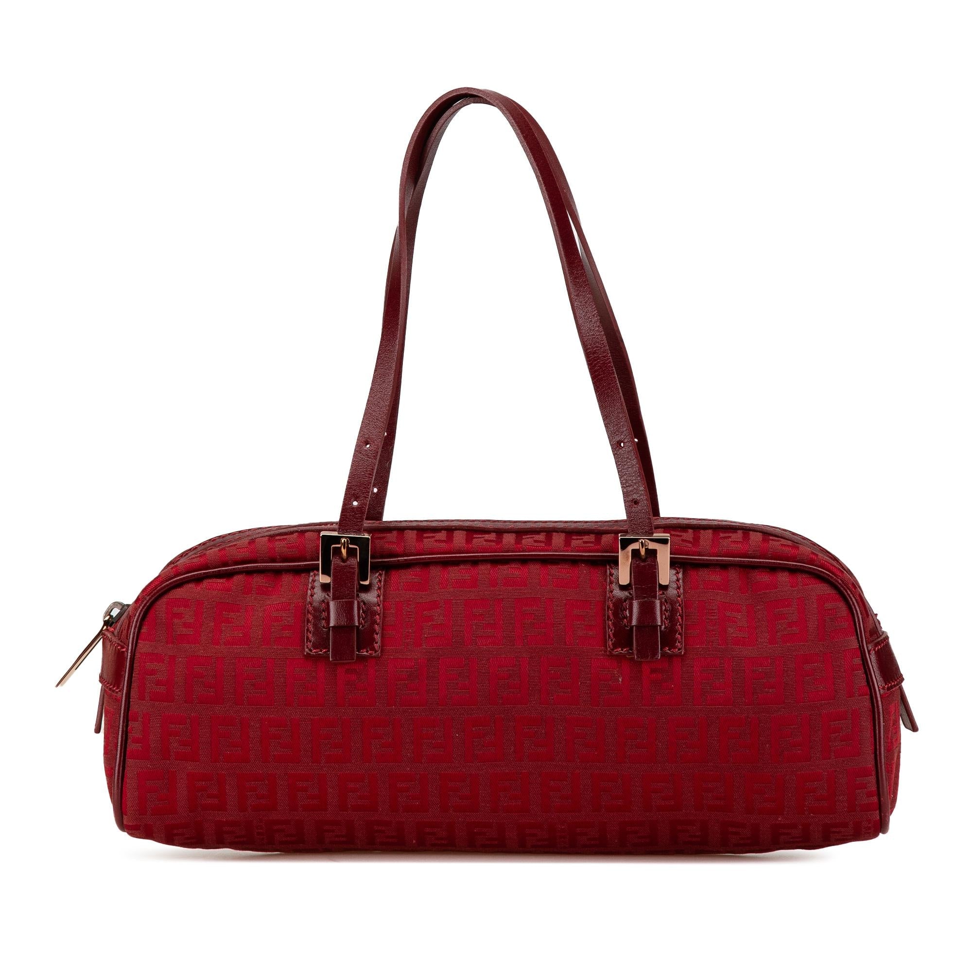 Fendi Zucchino Canvas Handbag