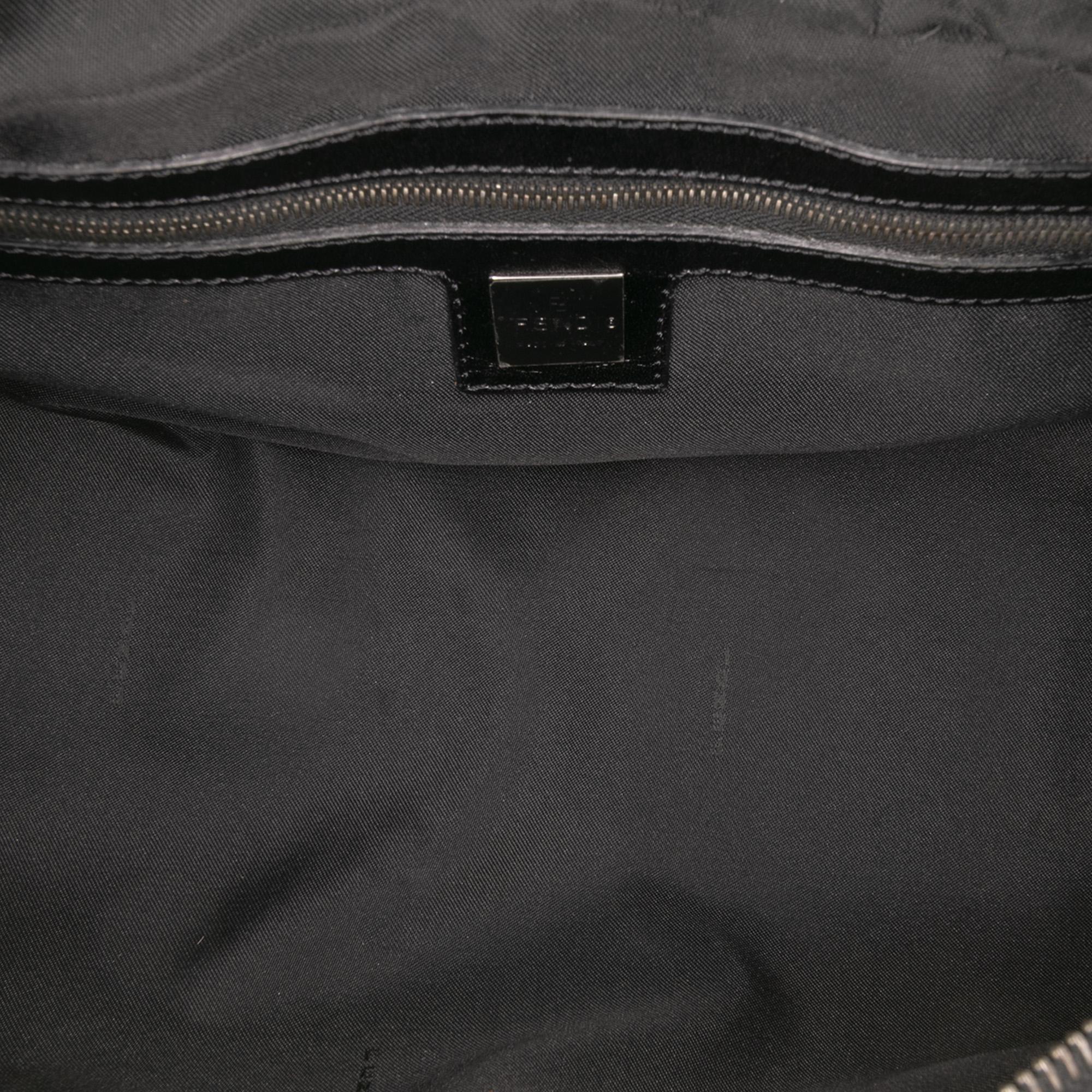 Fendi Zucchino Canvas Handbag