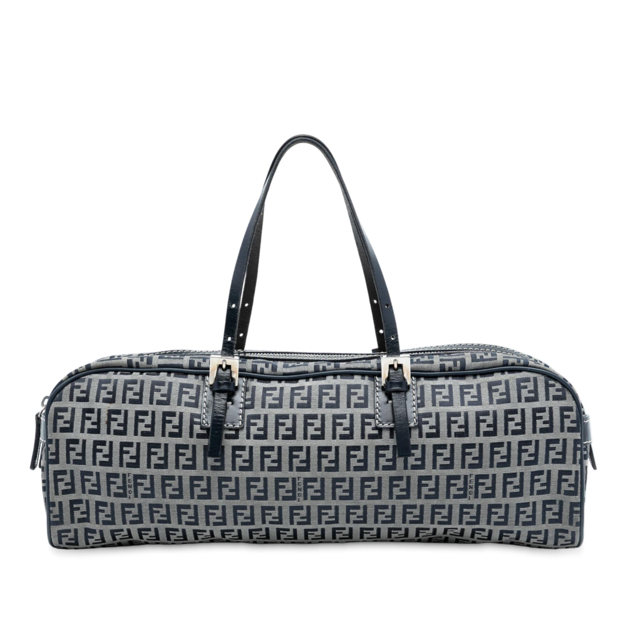 Fendi Zucchino Canvas Handbag