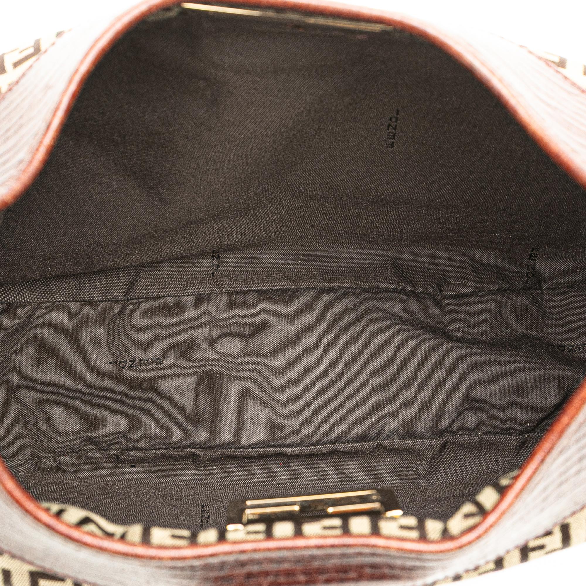 Fendi Zucchino Canvas Hobo