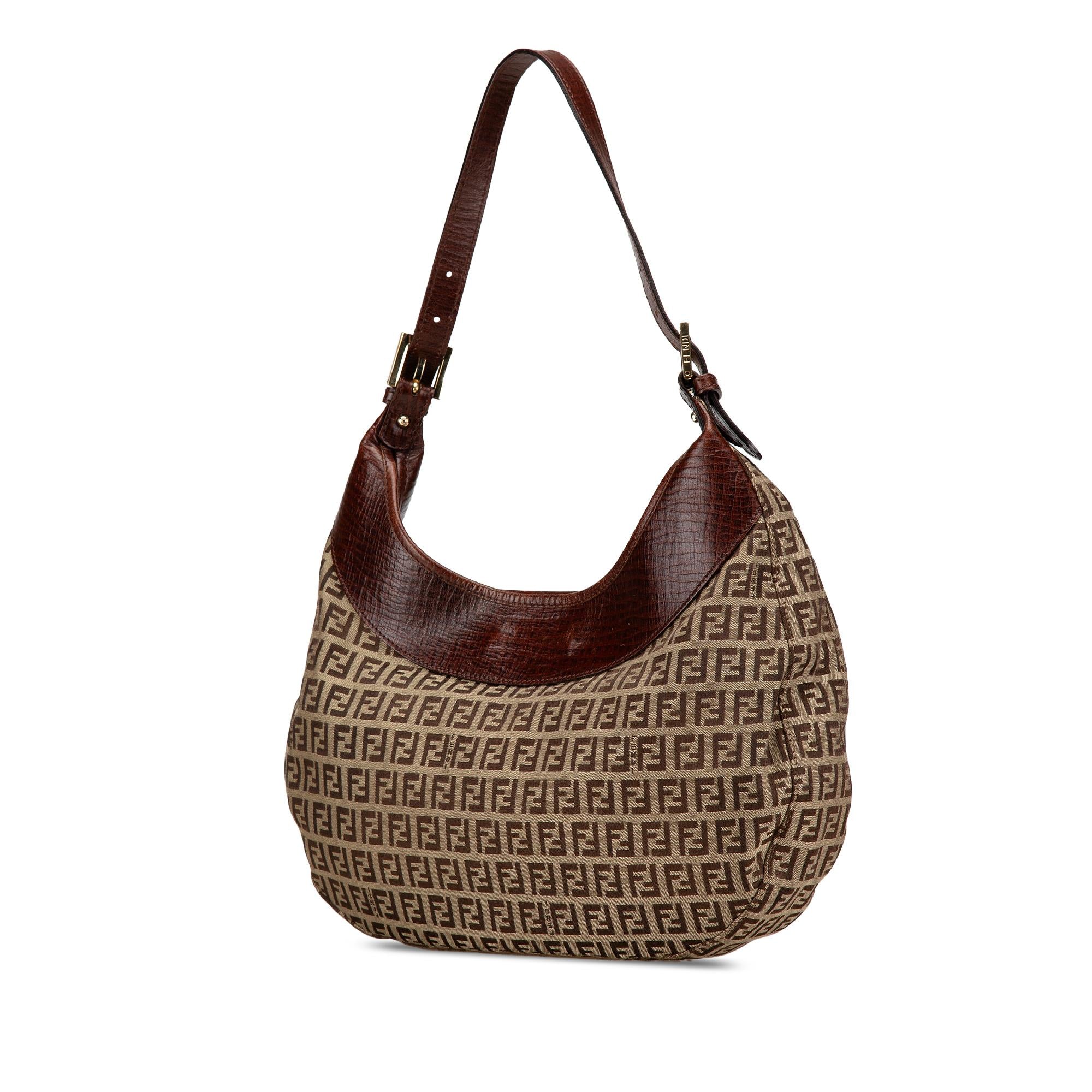 Fendi Zucchino Canvas Hobo