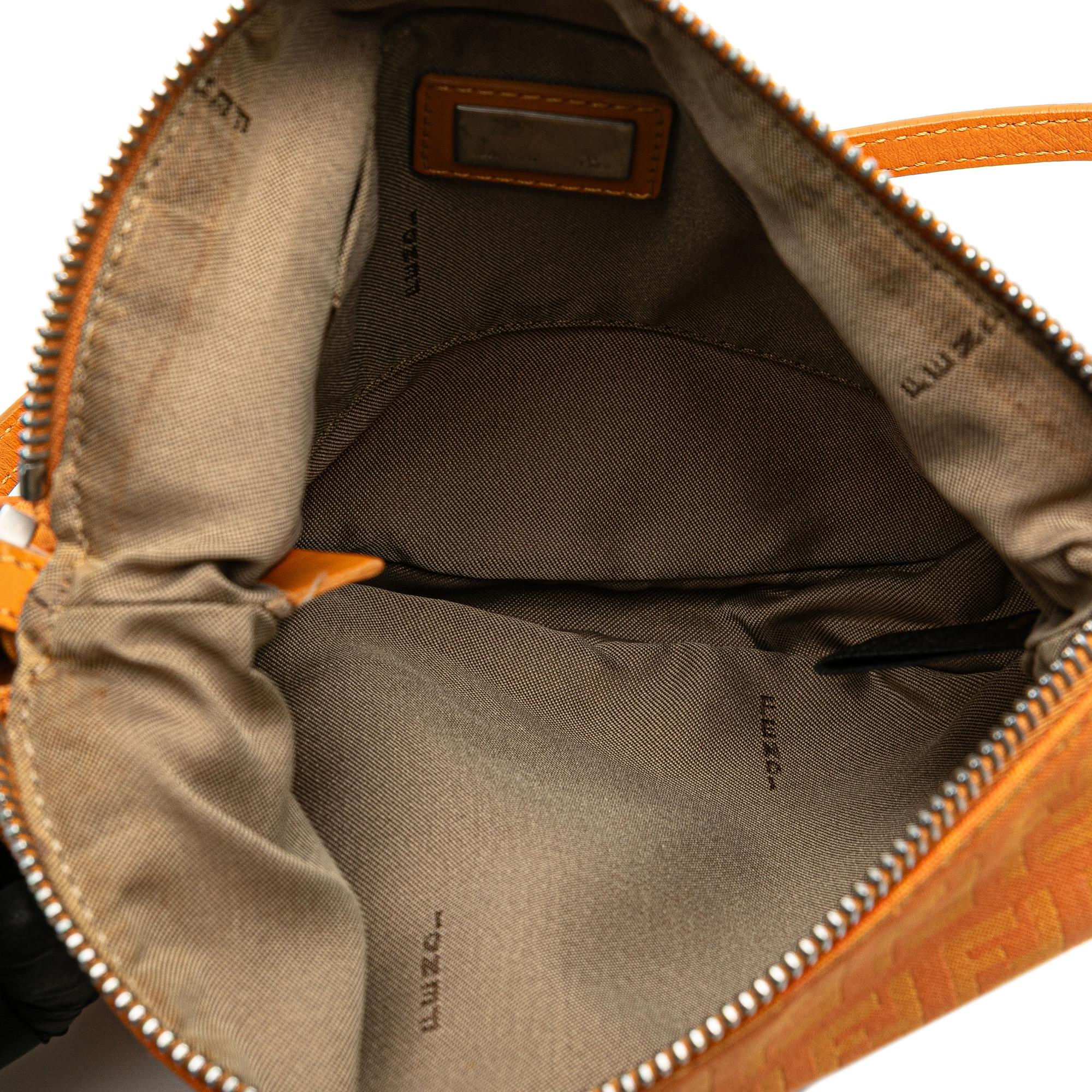 Fendi Zucchino Canvas Hobo