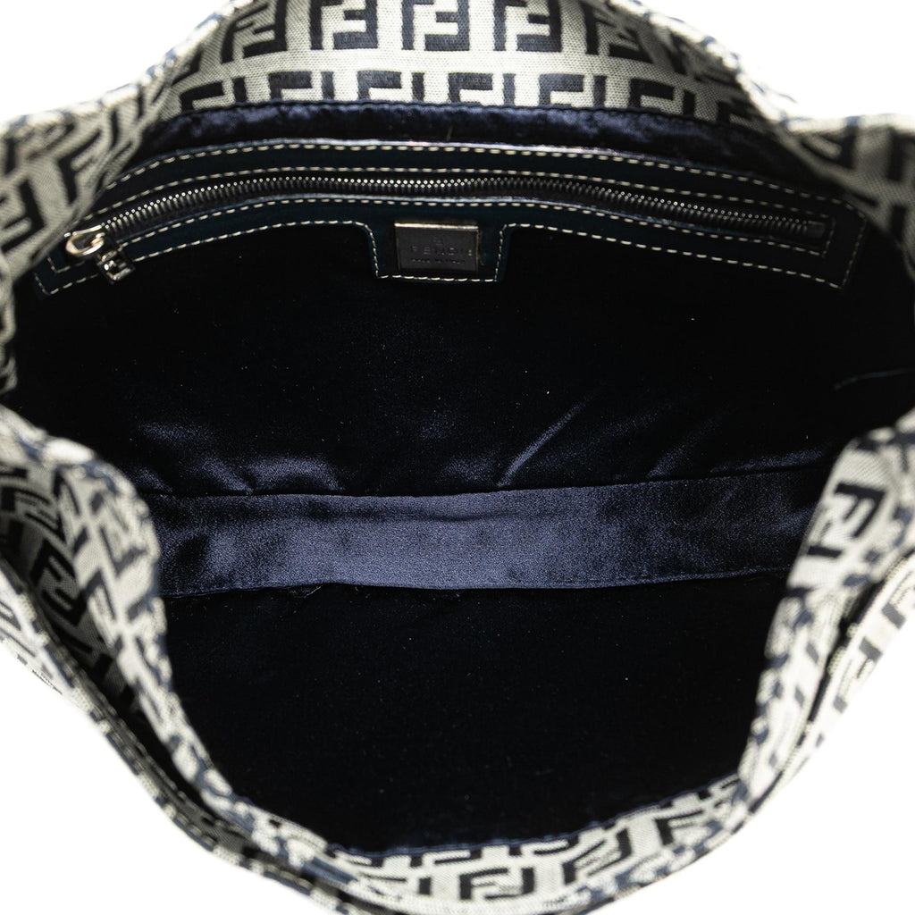 Fendi Zucchino Canvas Shoulder Bag