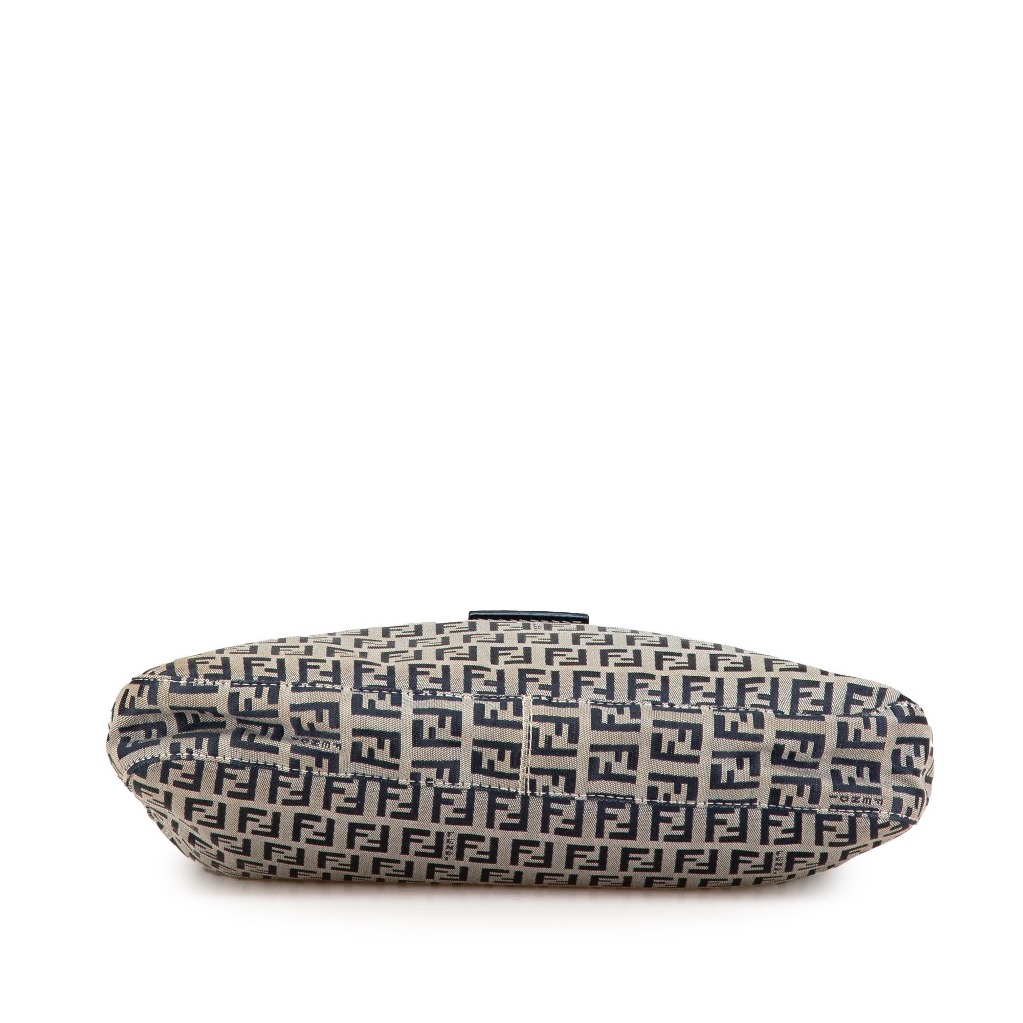 Fendi Zucchino Canvas Shoulder Bag