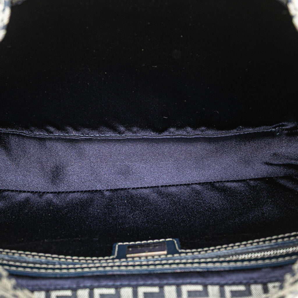 Fendi Zucchino Canvas Shoulder Bag