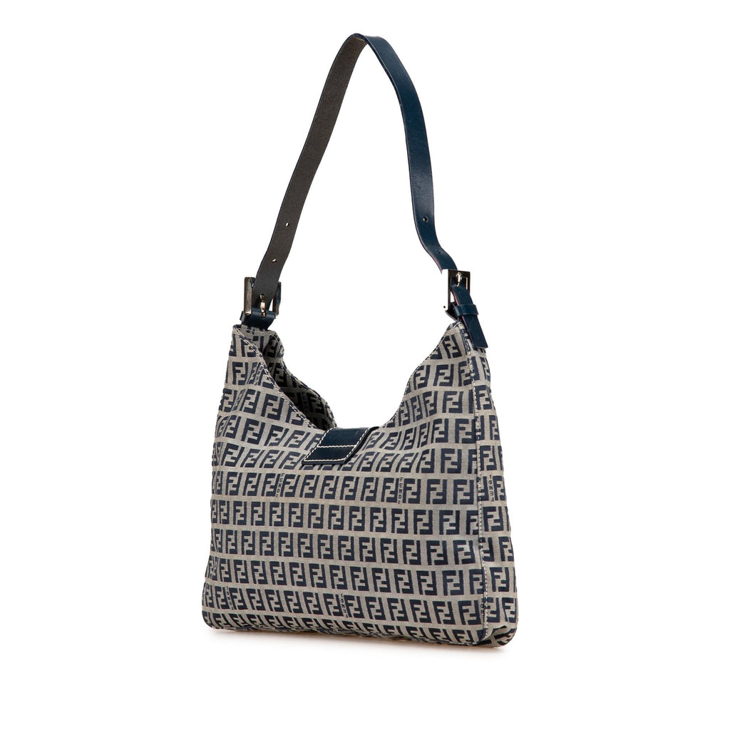 Fendi Zucchino Canvas Shoulder Bag