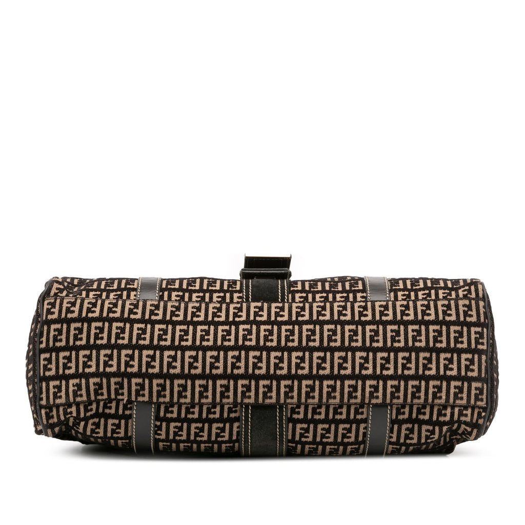 Fendi Zucchino Canvas Shoulder Bag