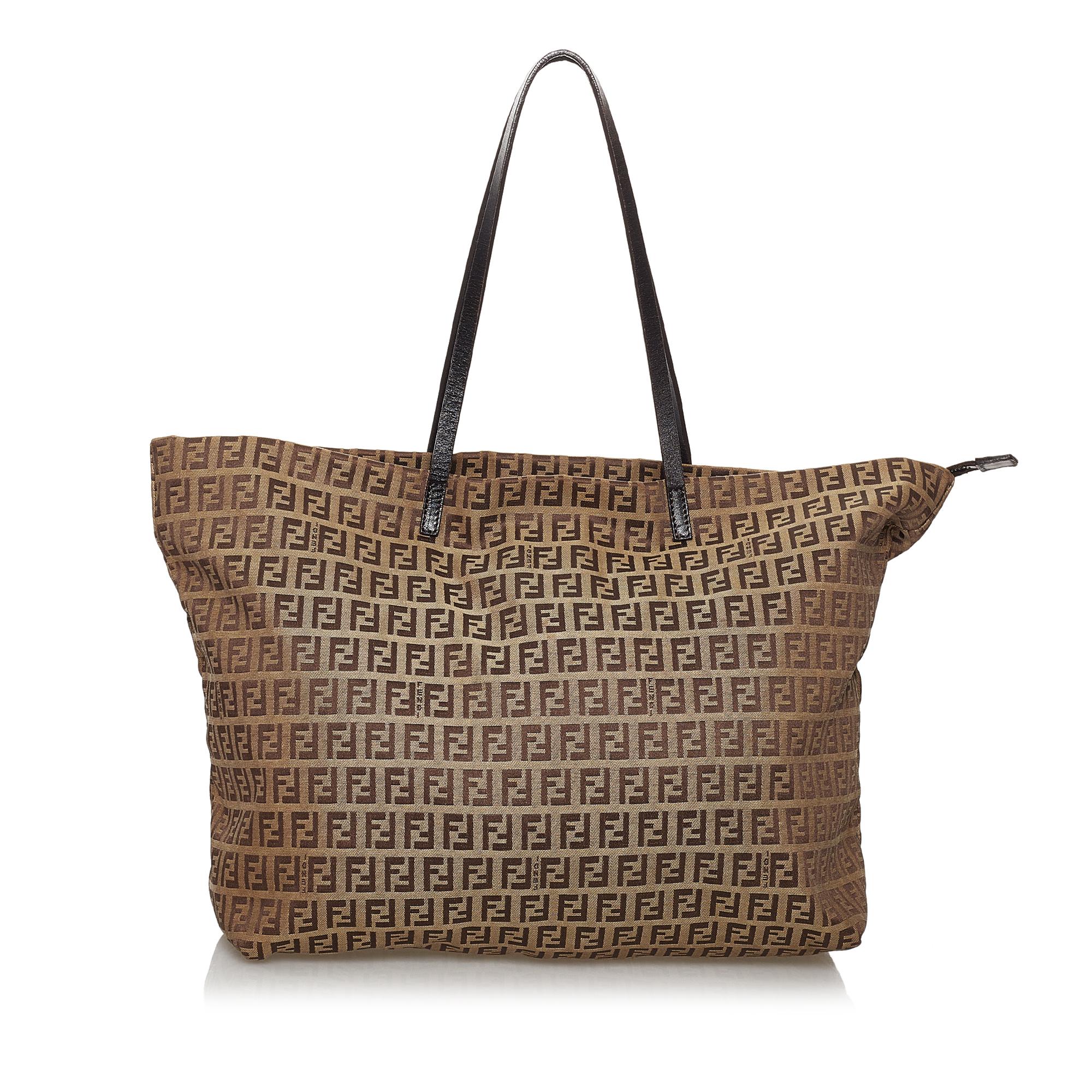 Fendi Zucchino Canvas Tote Bag (SHG-29687)