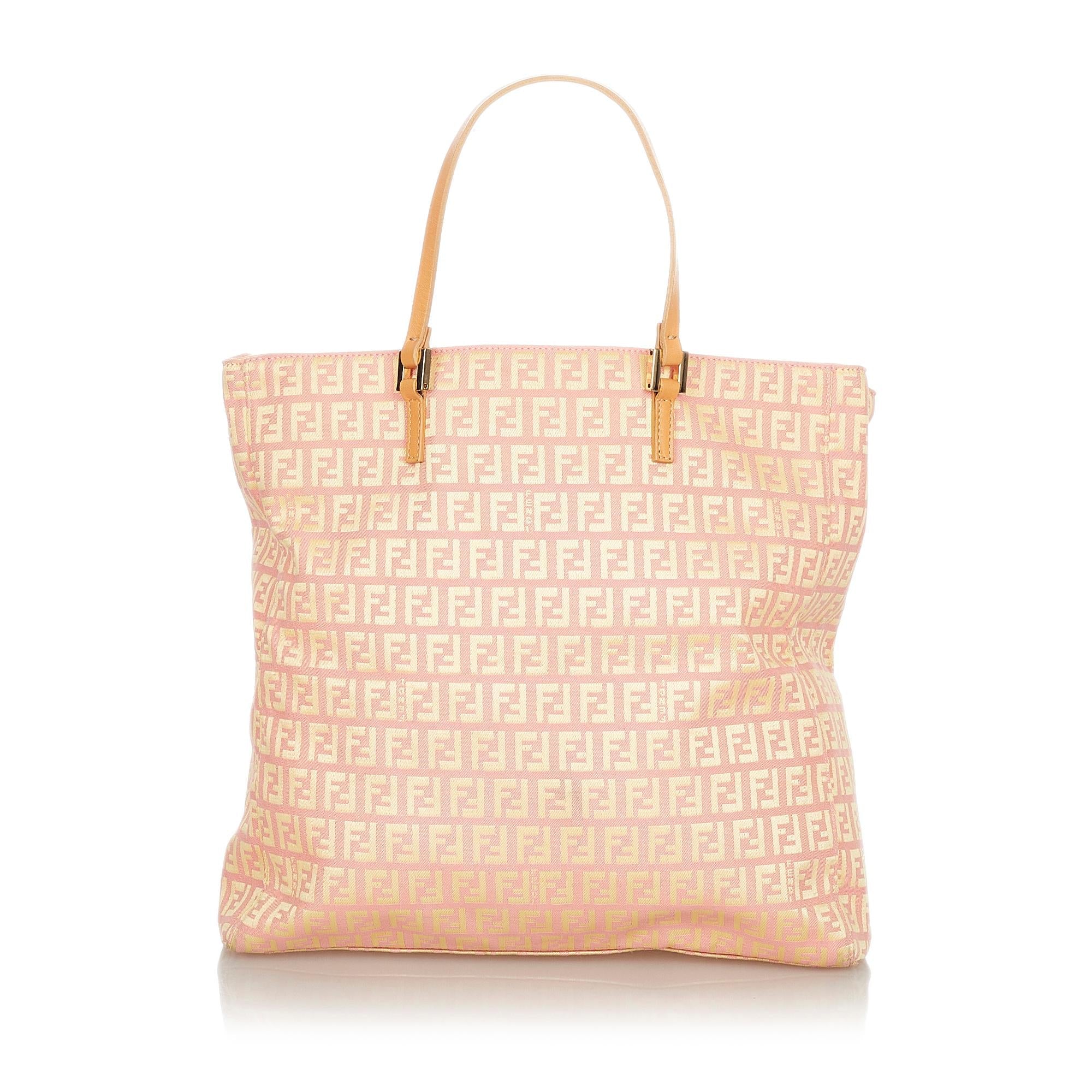 Fendi Zucchino Canvas Tote Bag (SHG-31881)