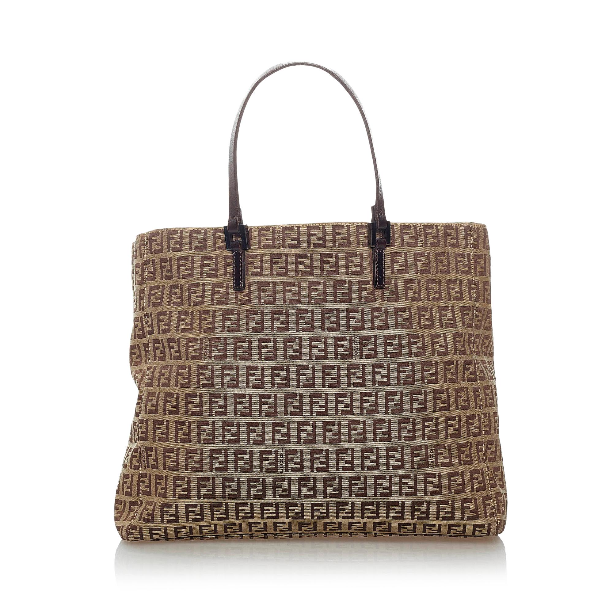 Fendi Zucchino Canvas Tote Bag (SHG-34146)
