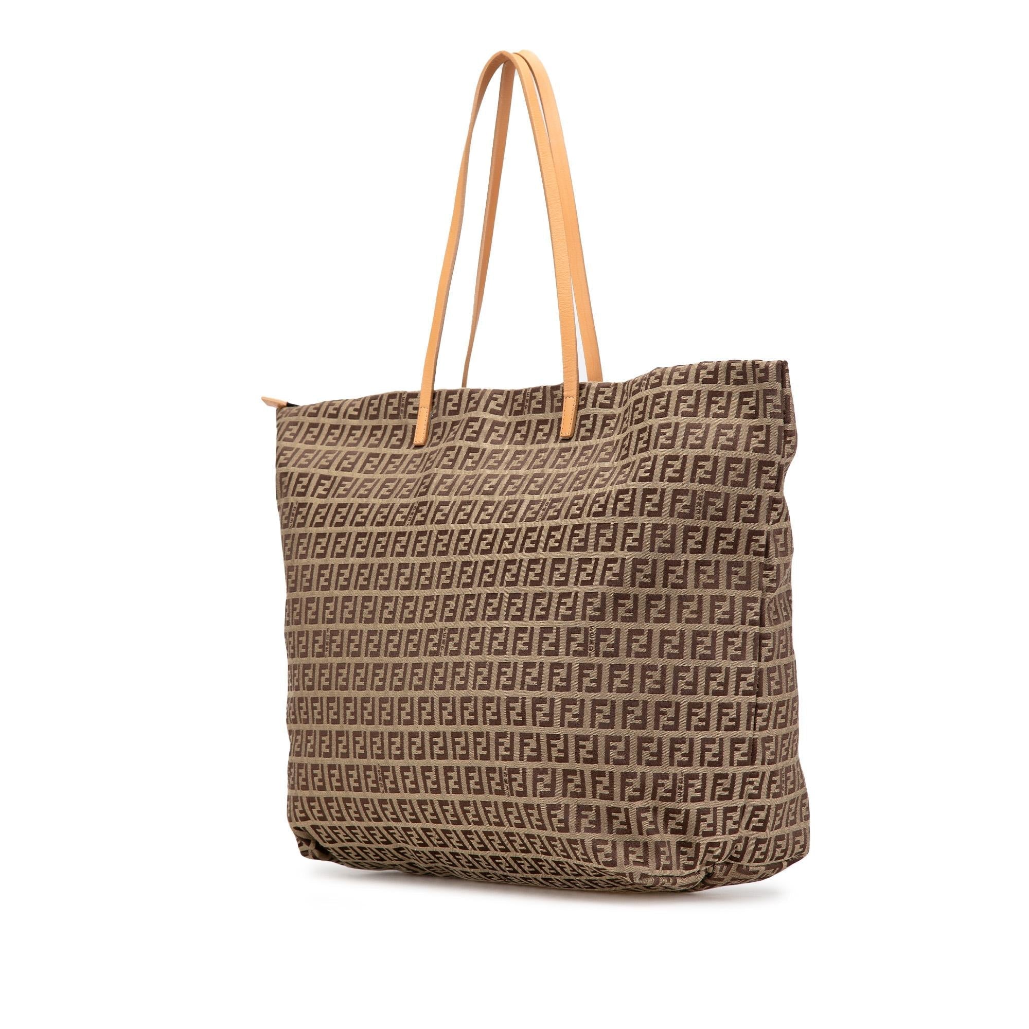 Fendi Zucchino Canvas Tote
