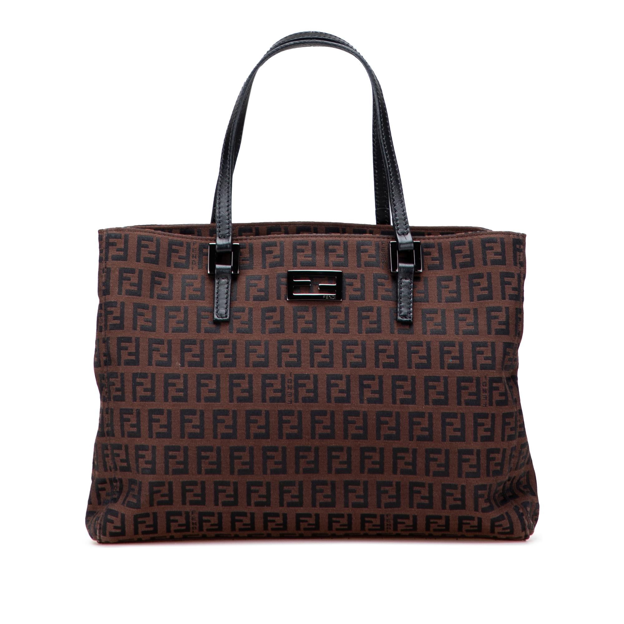 Fendi Zucchino Canvas Tote