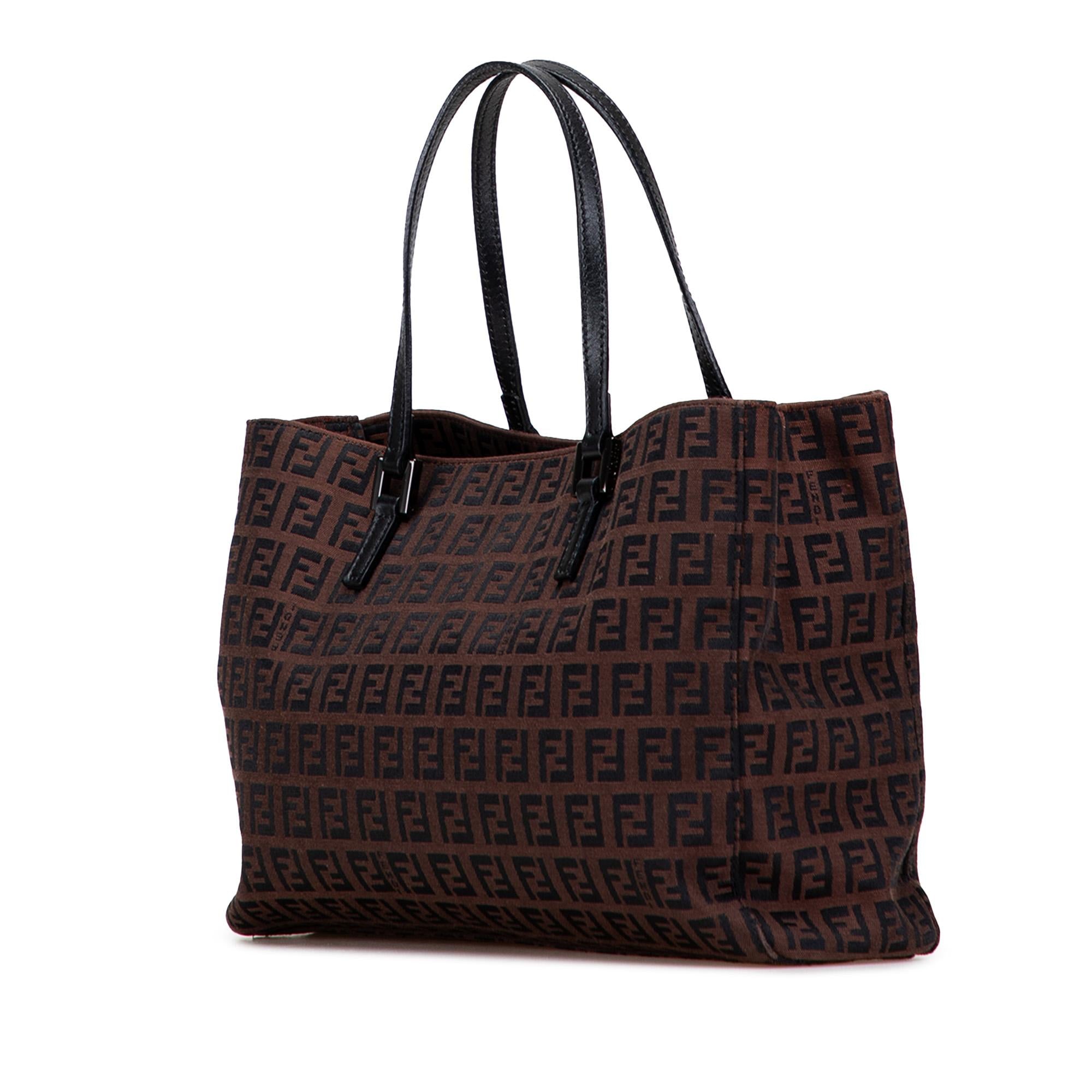 Fendi Zucchino Canvas Tote