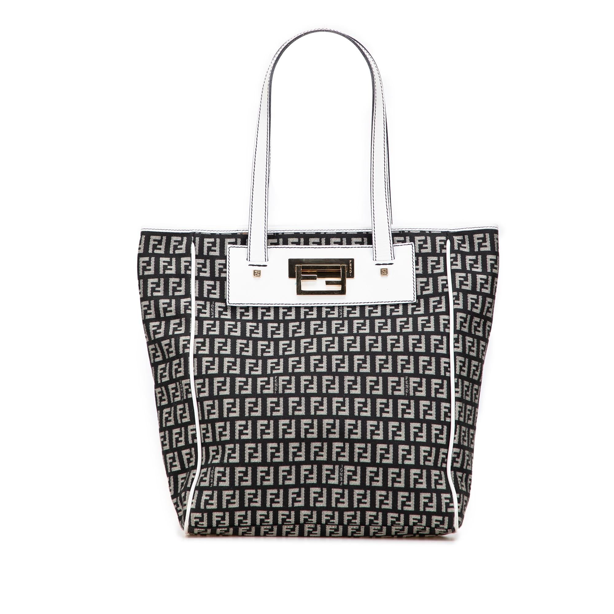 Fendi Zucchino Canvas Tote