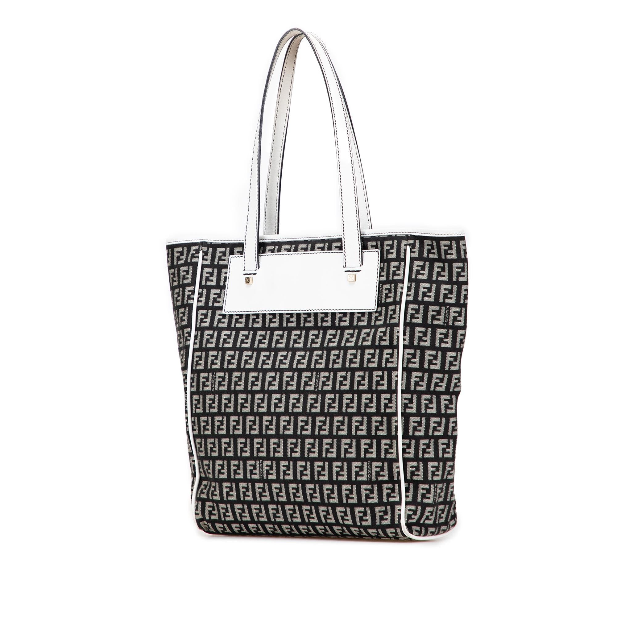Fendi Zucchino Canvas Tote