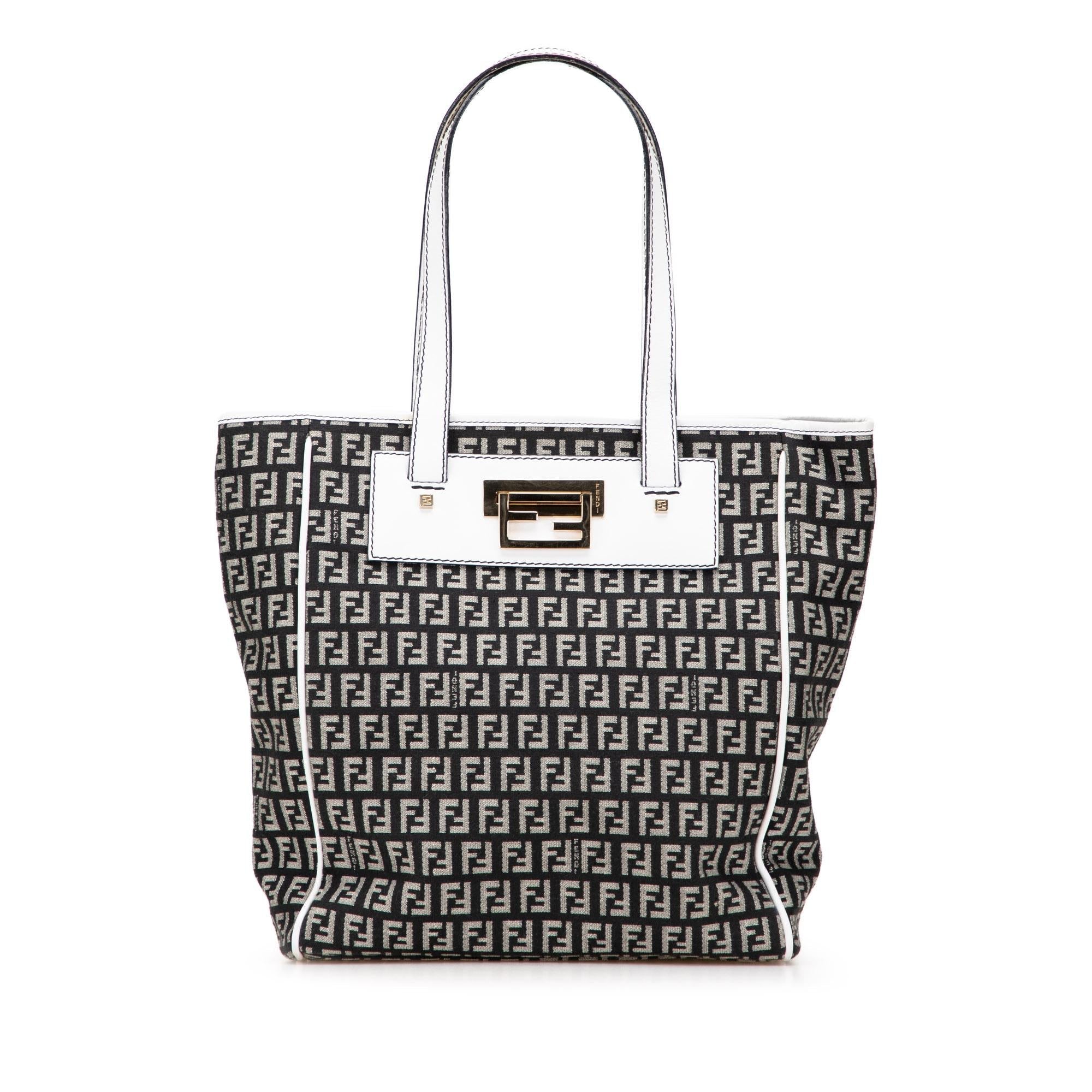Fendi Zucchino Canvas Tote