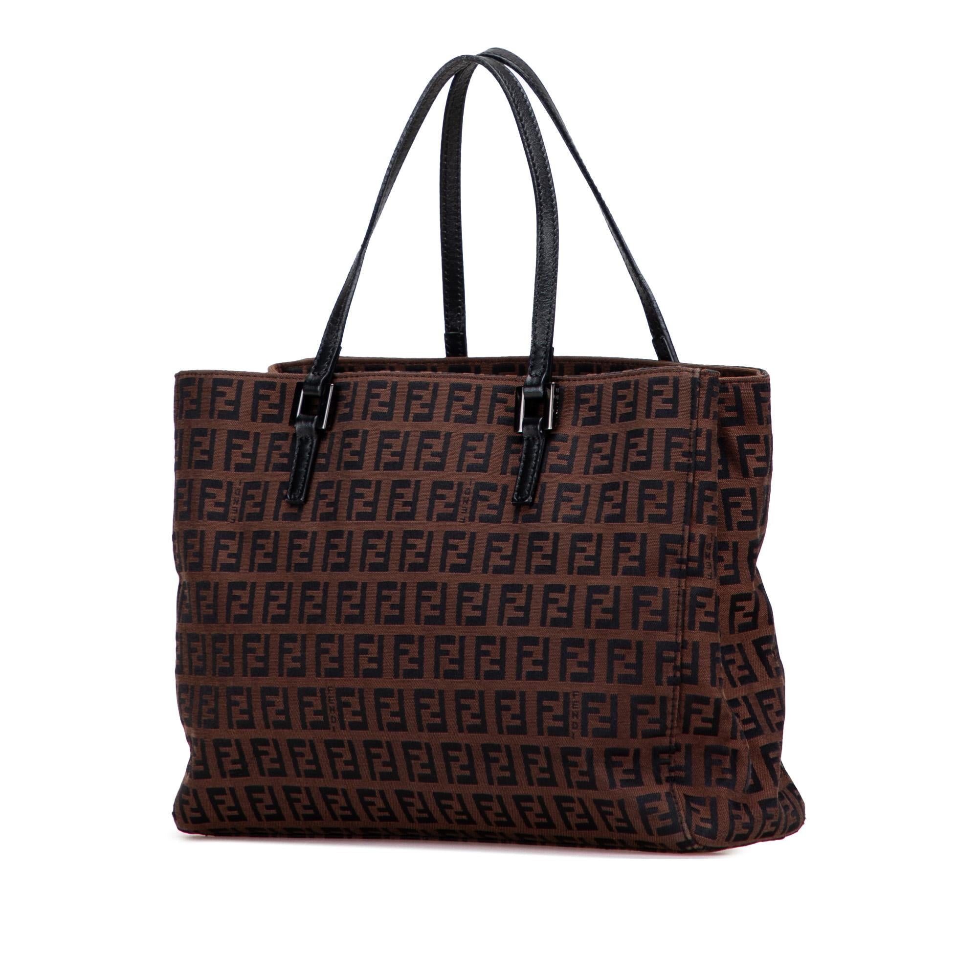 Fendi Zucchino Canvas Tote