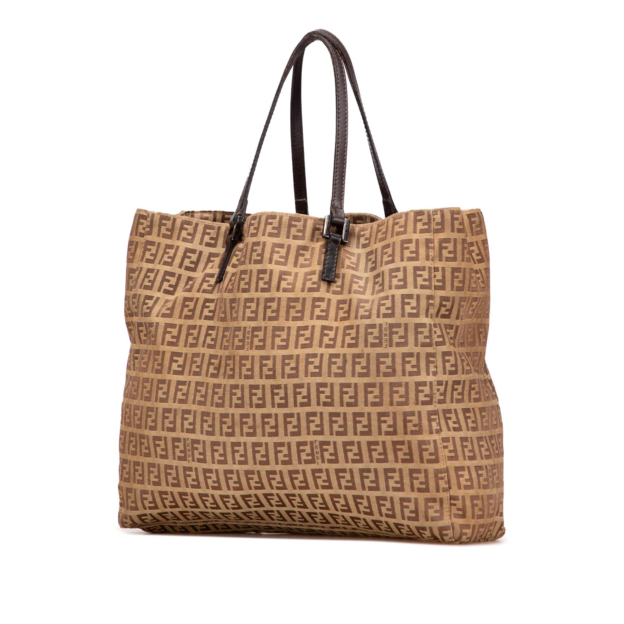 Fendi Zucchino Canvas Tote