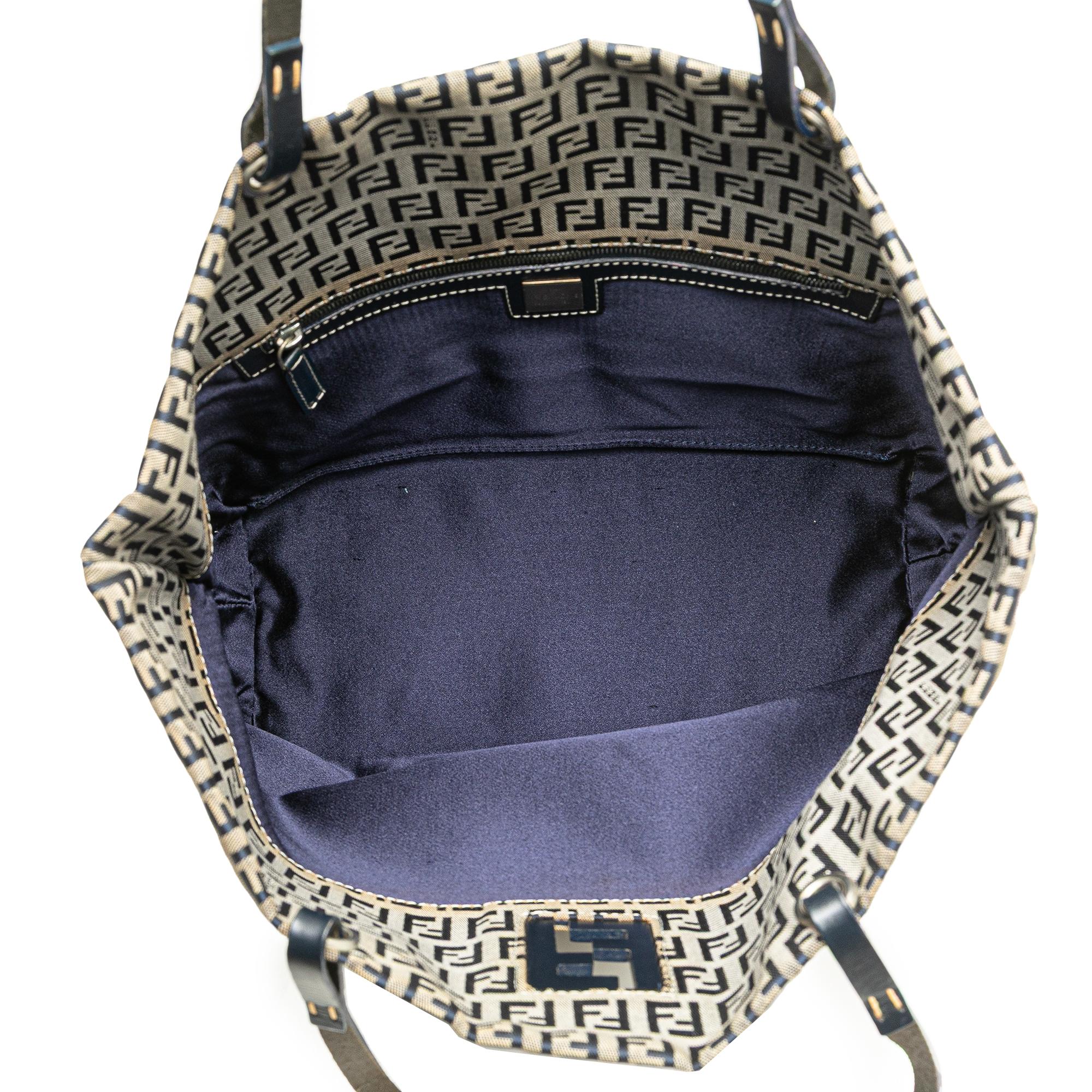 Fendi Zucchino Canvas Tote