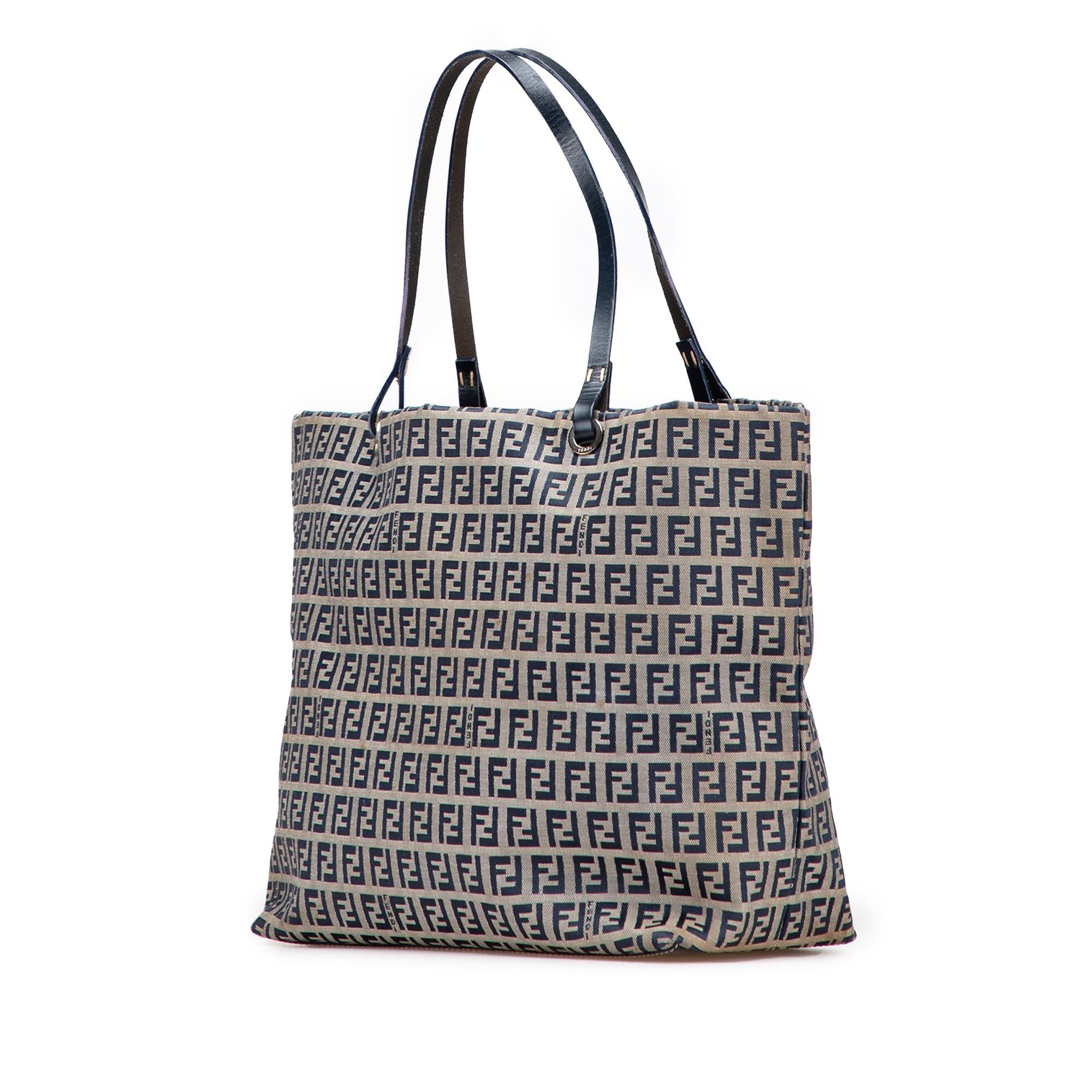 Fendi Zucchino Canvas Tote