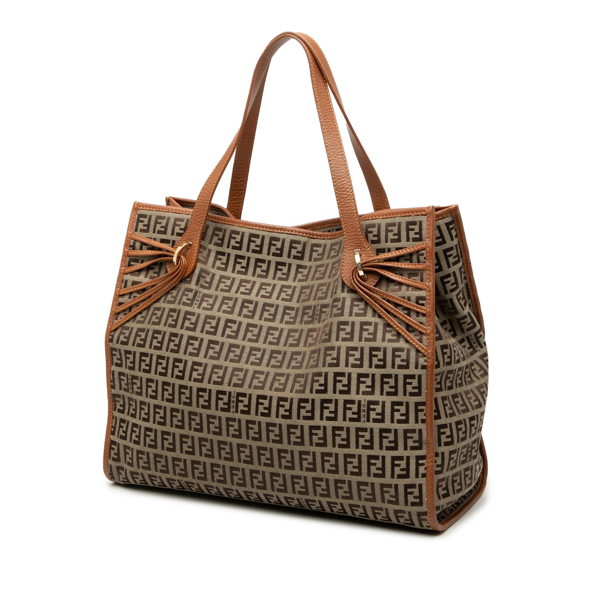 Fendi Zucchino Canvas Tote