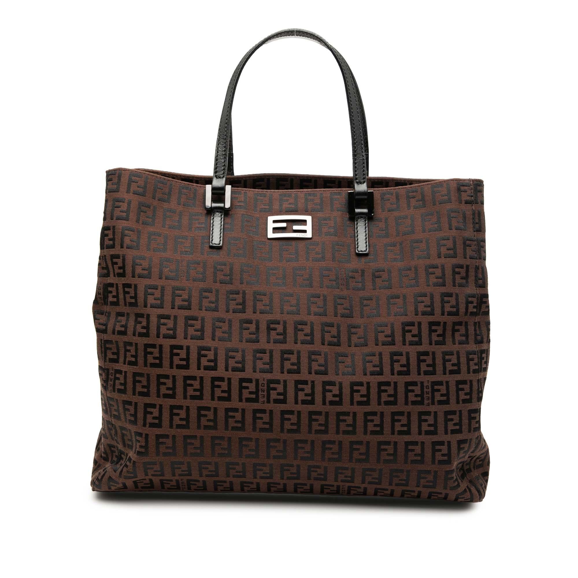Fendi Zucchino Canvas Tote