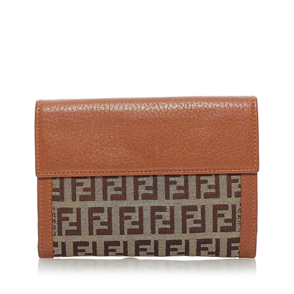 Fendi Zucchino Canvas Wallet (SHG-33654)