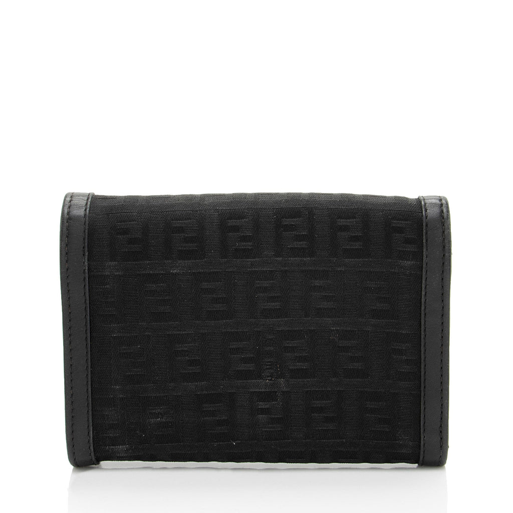 Fendi Zucchino Compact Wallet